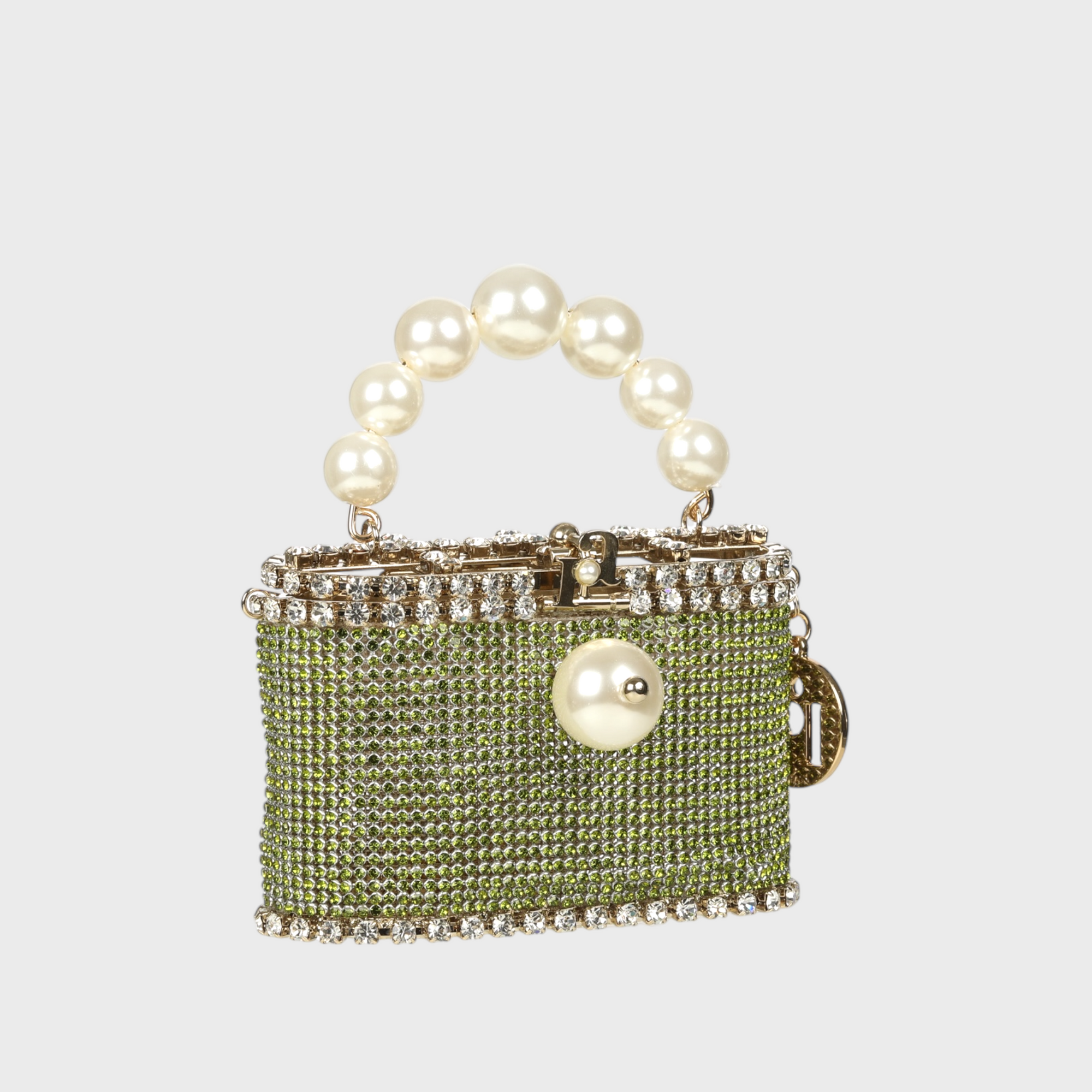 Rosantica Pocket Luce | Gold Toned Brass, Crystals & Faux Pearls