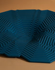 Phil Cuttance | Blue Pleat Bowl Wall Sculpture