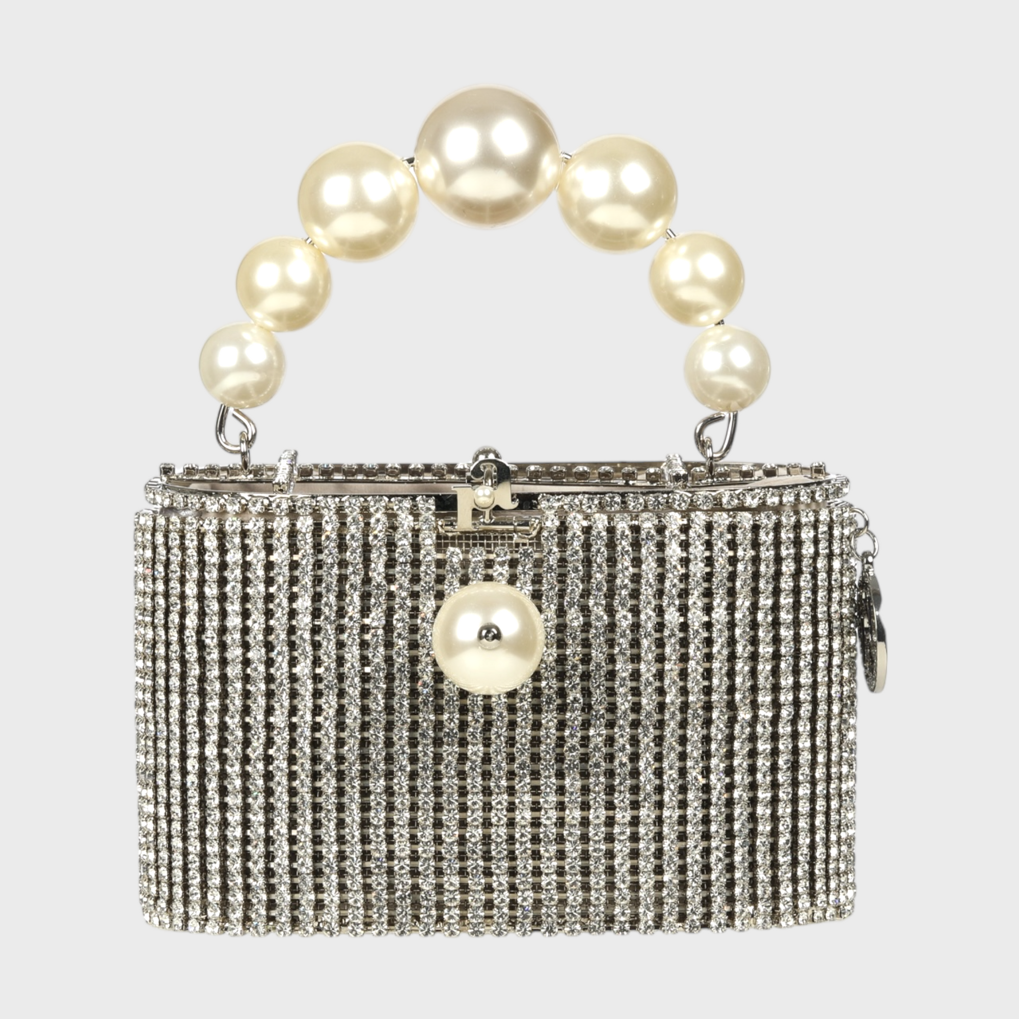 Rosantica Super Holli | Silver Toned Brass, Crystals & Faux Pearls