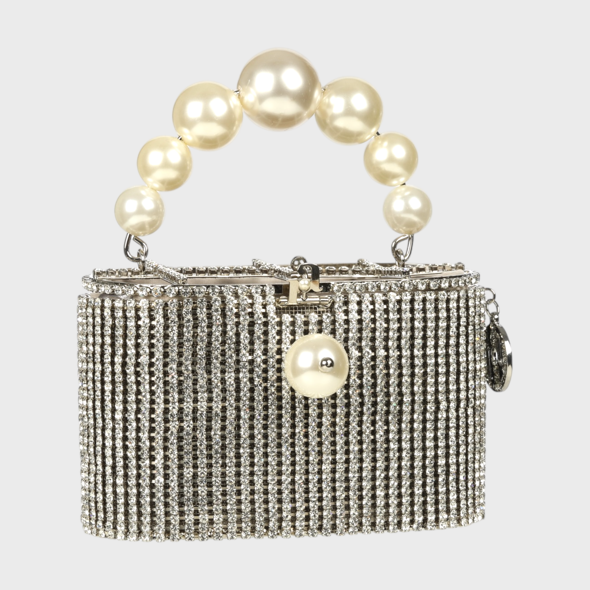 Rosantica Super Holli | Silver Toned Brass, Crystals & Faux Pearls