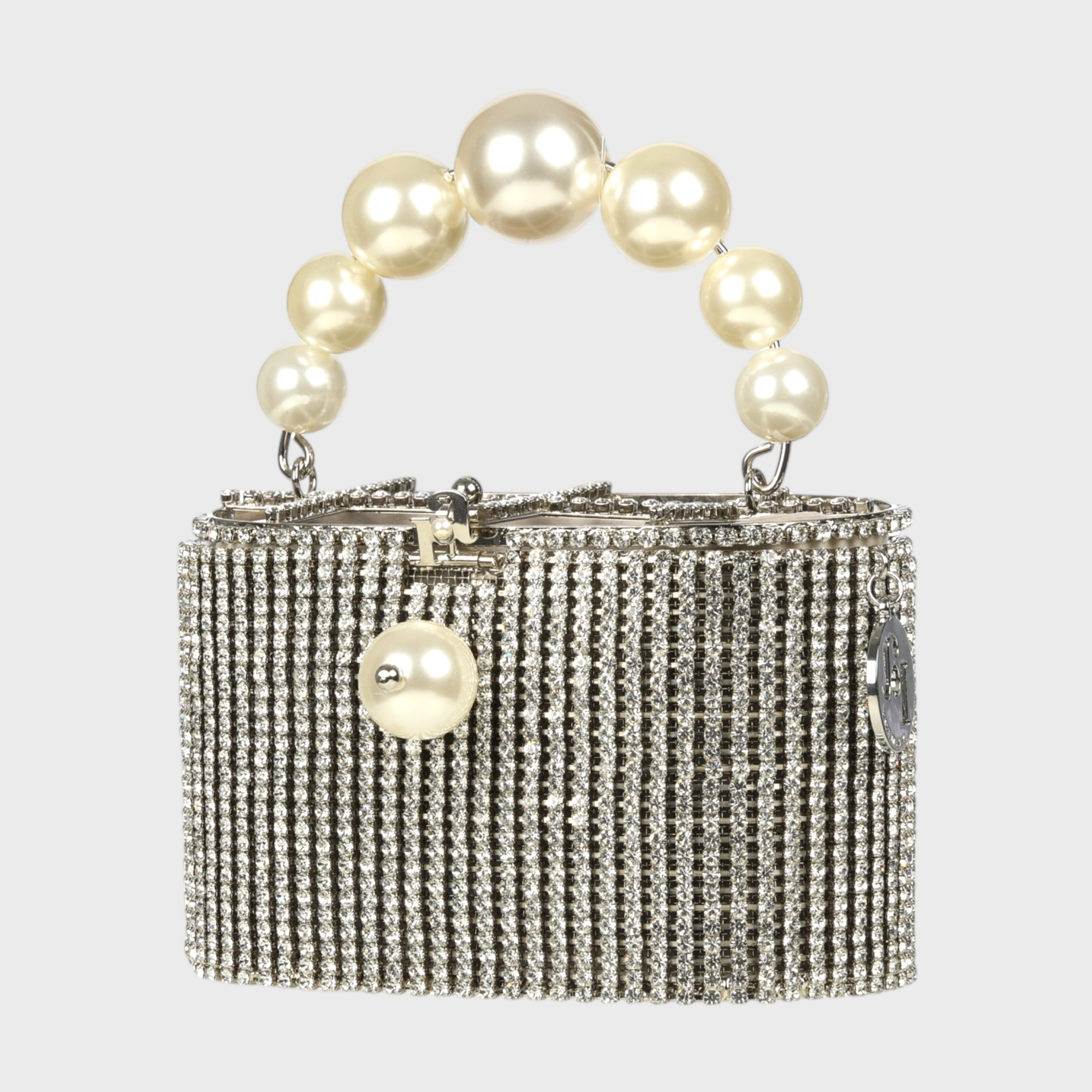 Rosantica Super Holli | Silver Toned Brass, Crystals & Faux Pearls