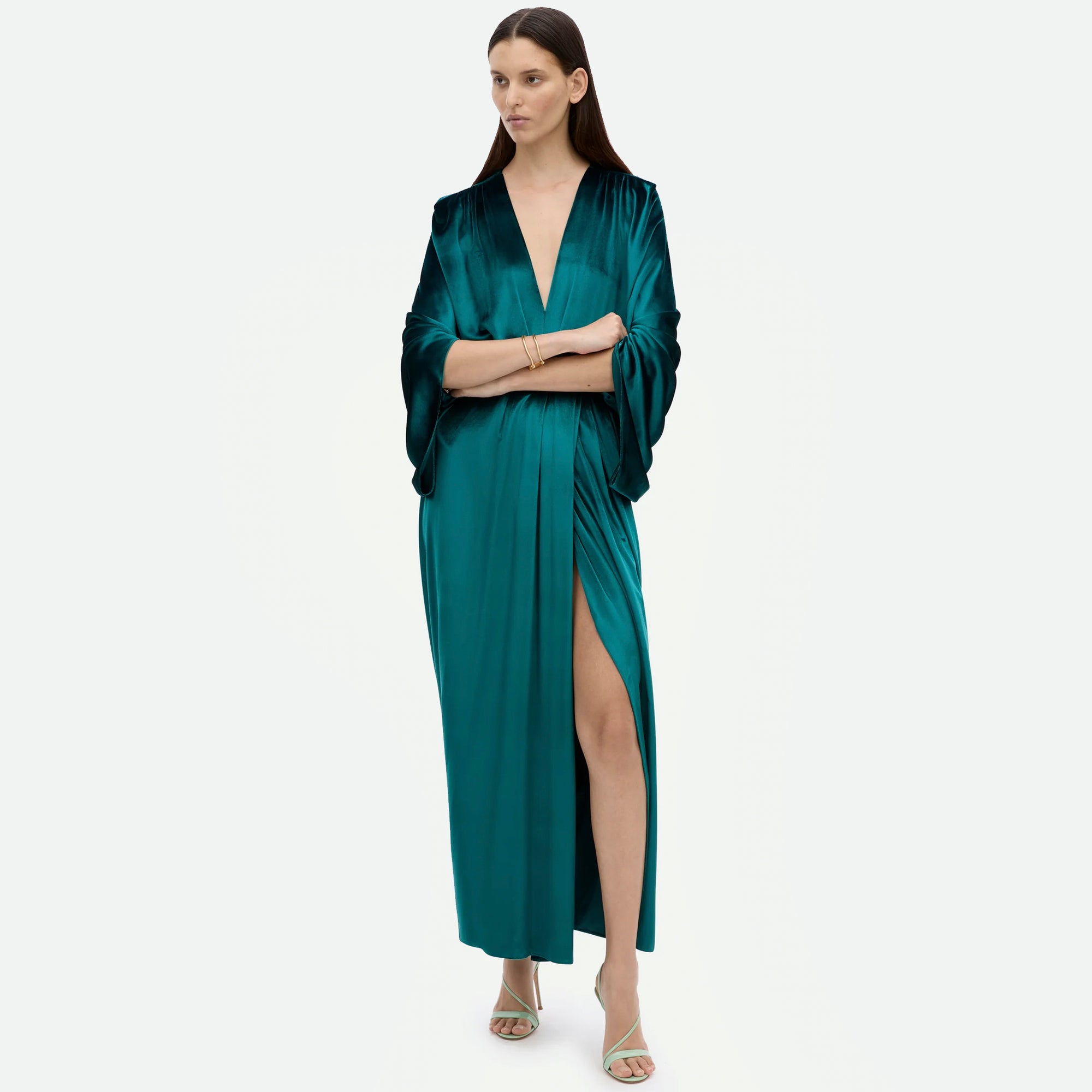 Common Hours | Peacock Envy Dress