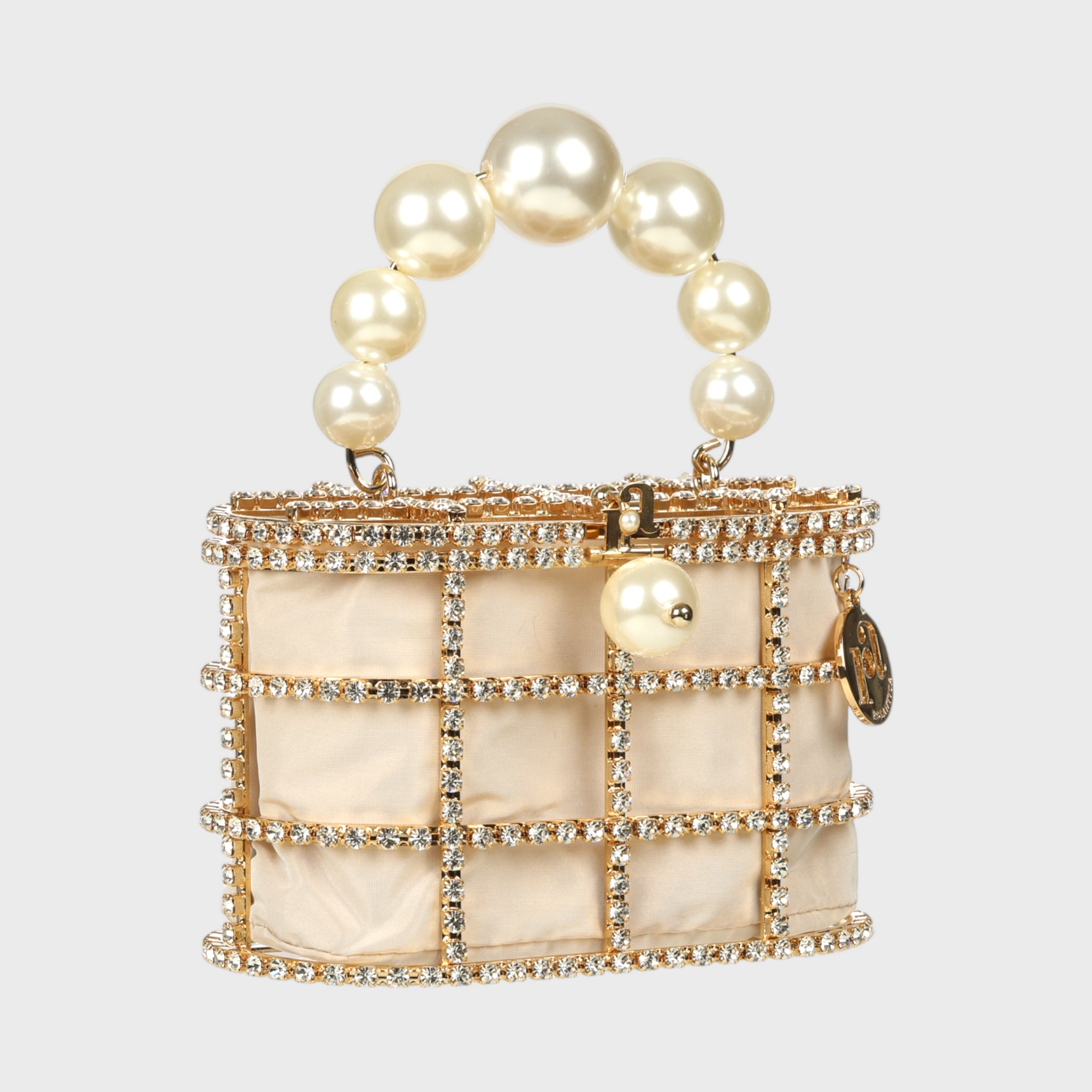 Rosantica Mini Holli | Gold Toned Brass, Crystals & Faux Pearls