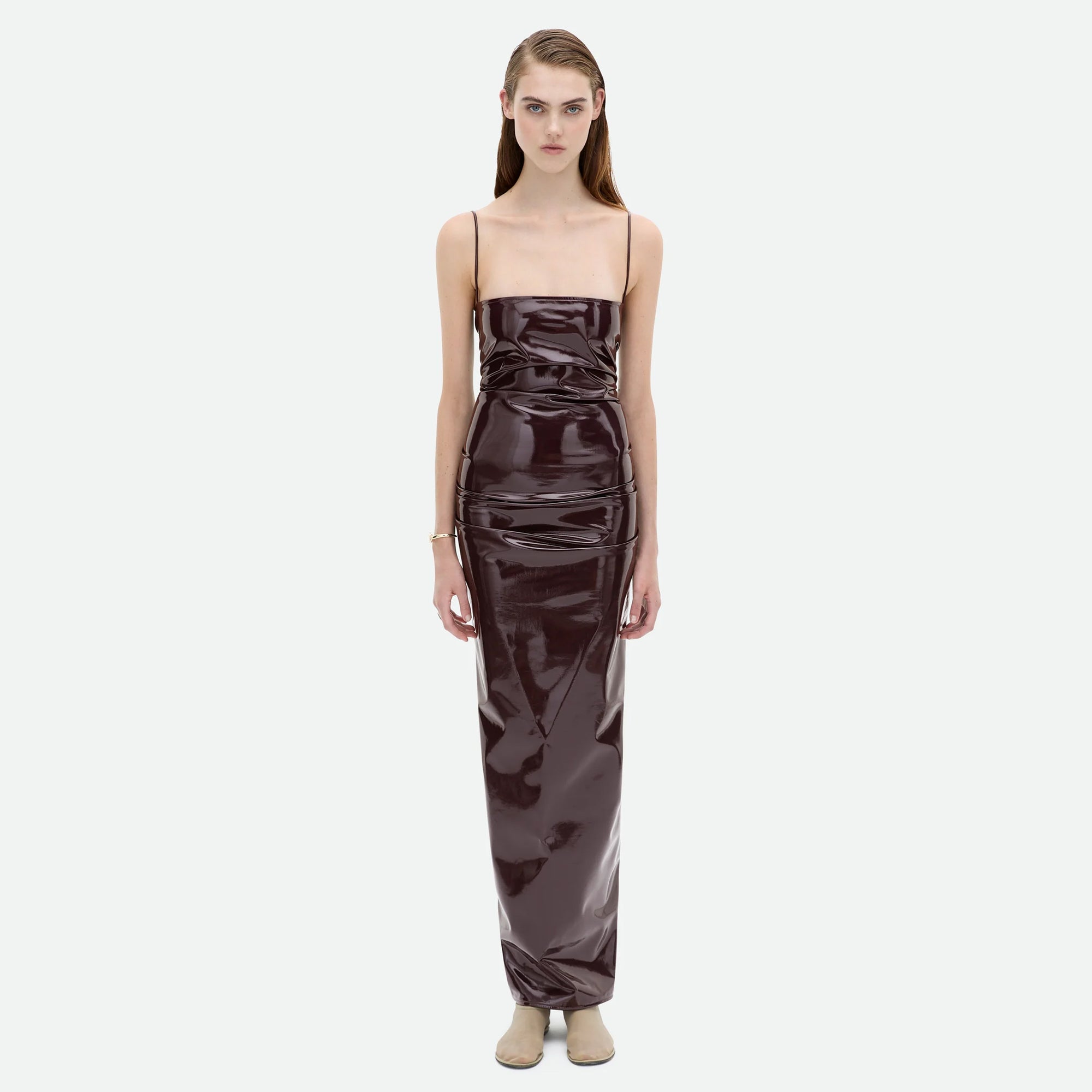 Common Hours | Nip Of Cherry Dress - Dark Maraschino