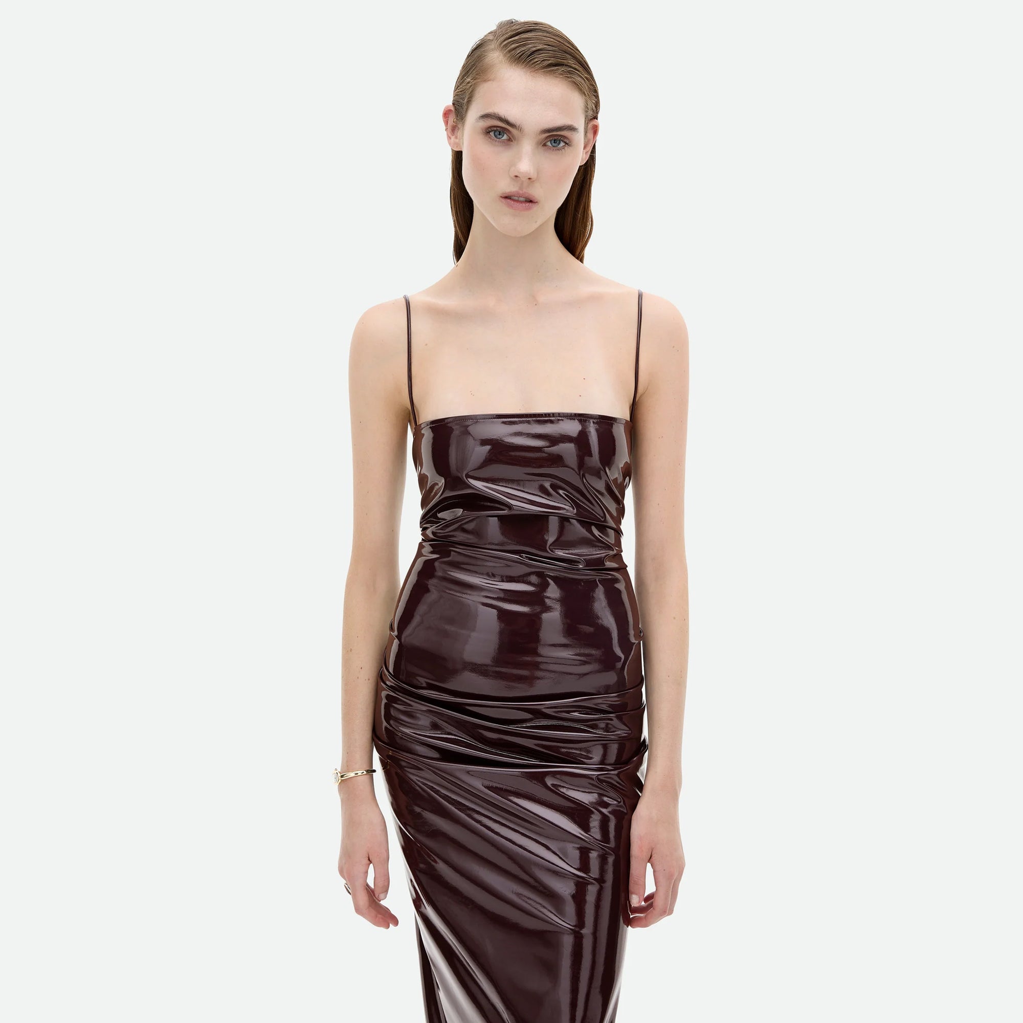 Common Hours | Nip Of Cherry Dress - Dark Maraschino