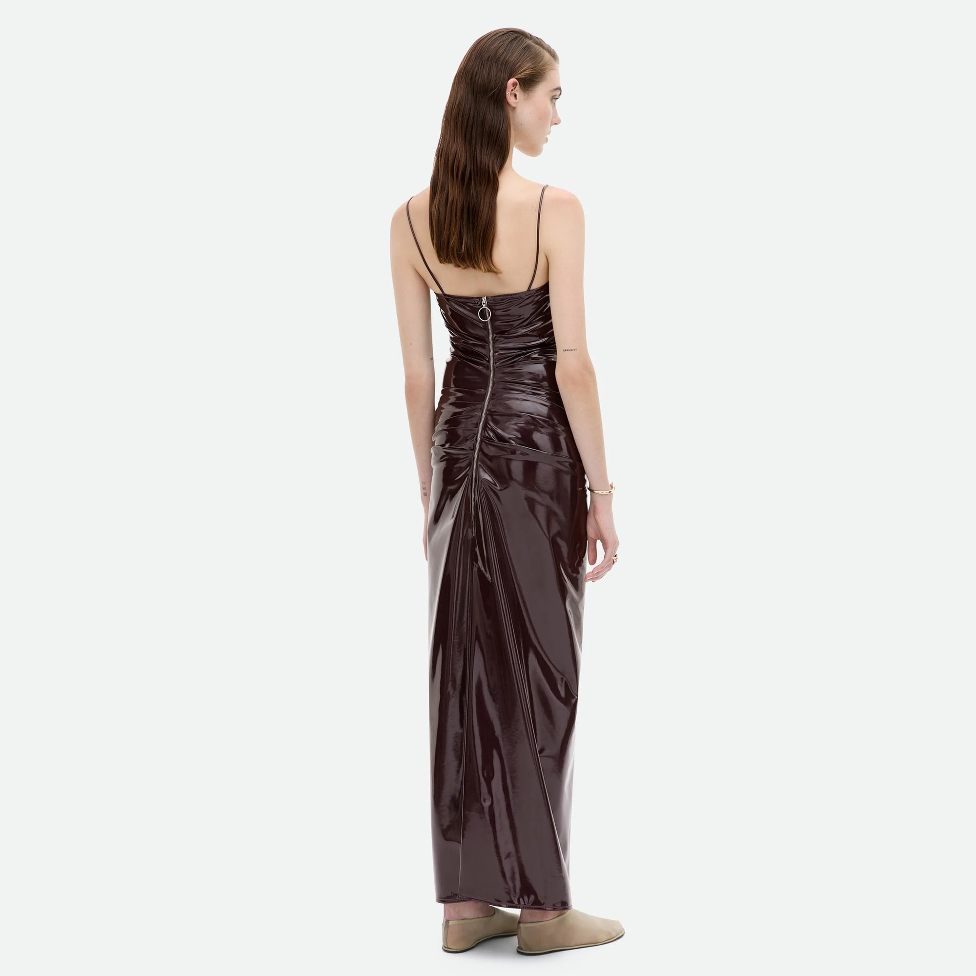 Common Hours | Nip Of Cherry Dress - Dark Maraschino