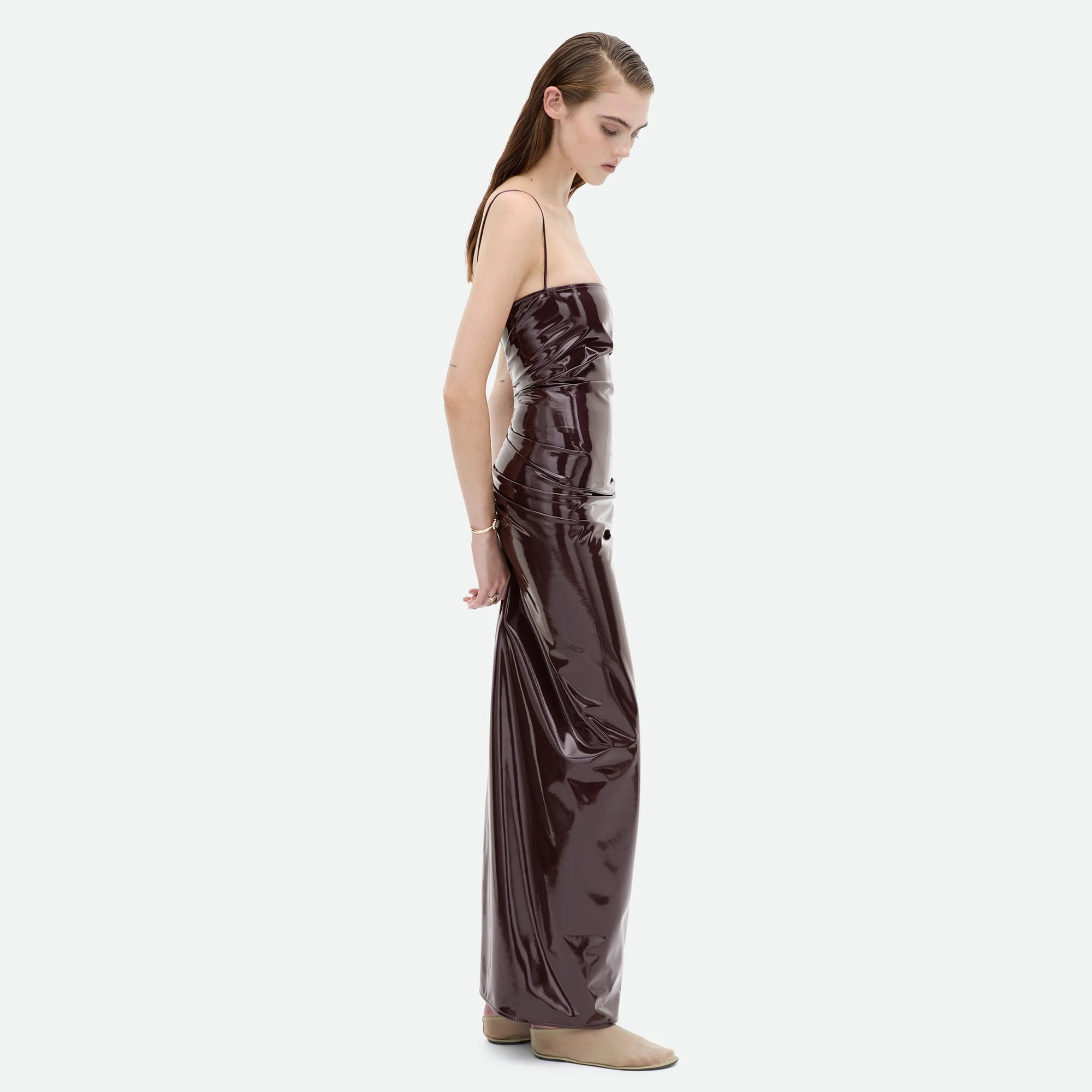 Common Hours | Nip Of Cherry Dress - Dark Maraschino