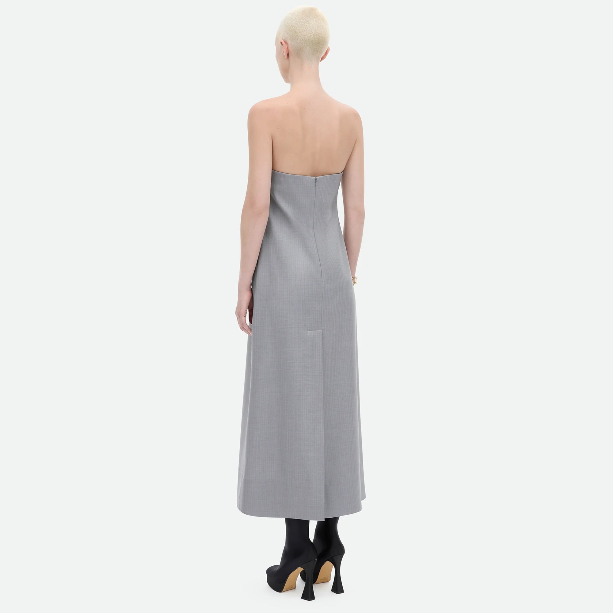 Common Hours | One Of The Fellas Dress - Smoke