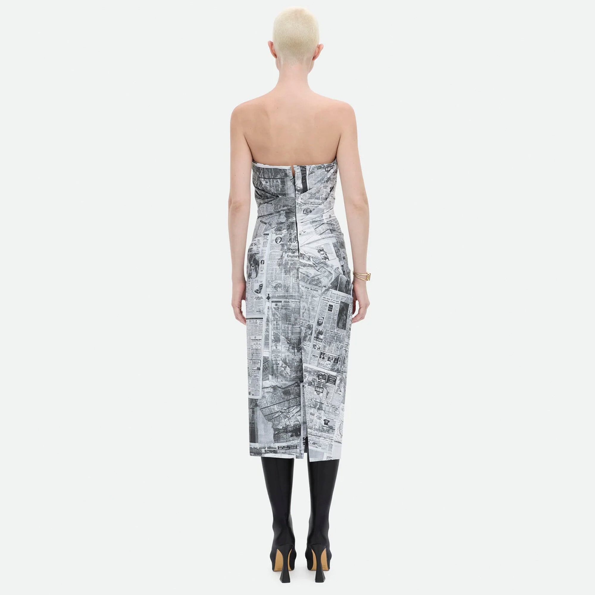 Common Hours | Tabloid Dress - Newspaper