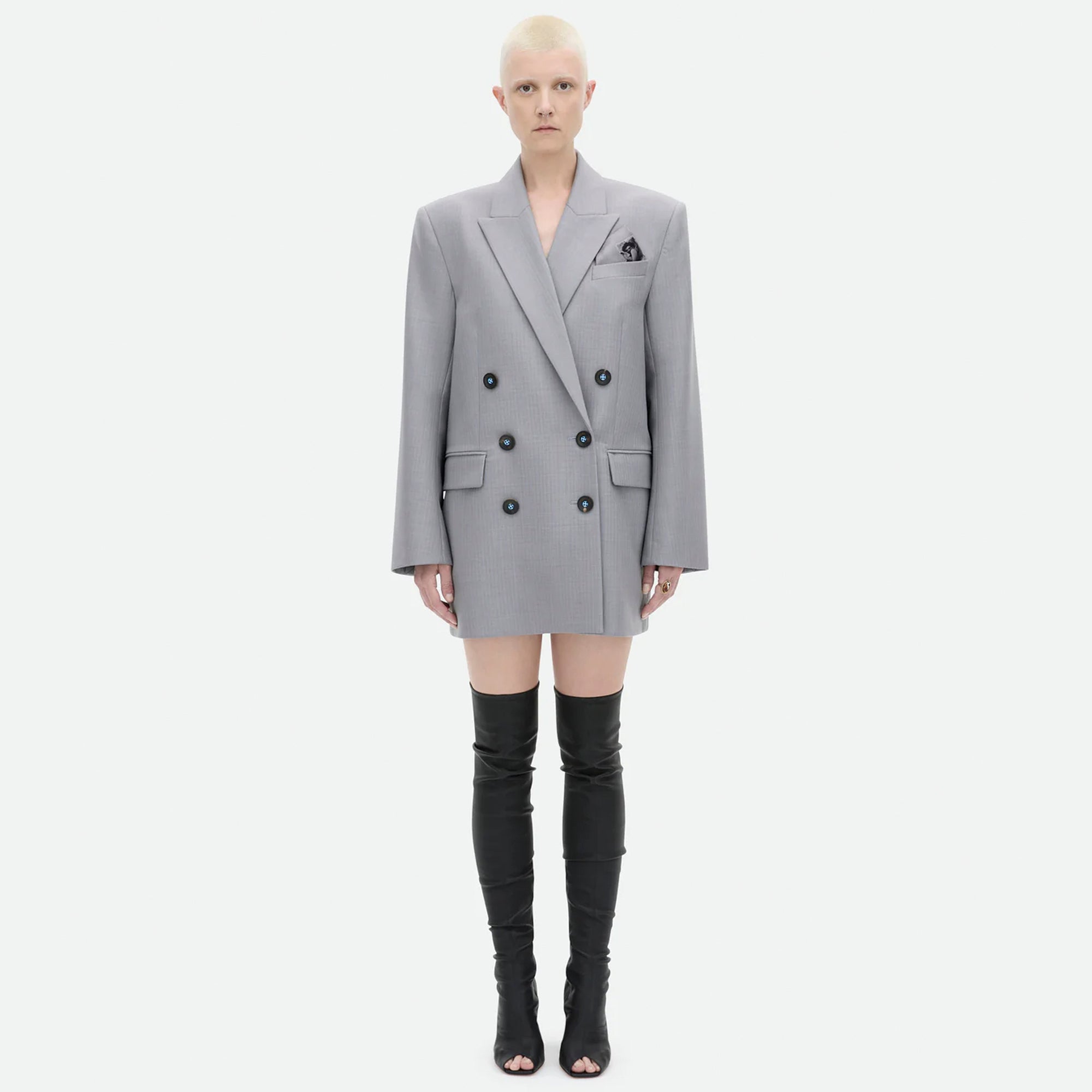 Common Hours | Pretender Jacket Dress - Smoke