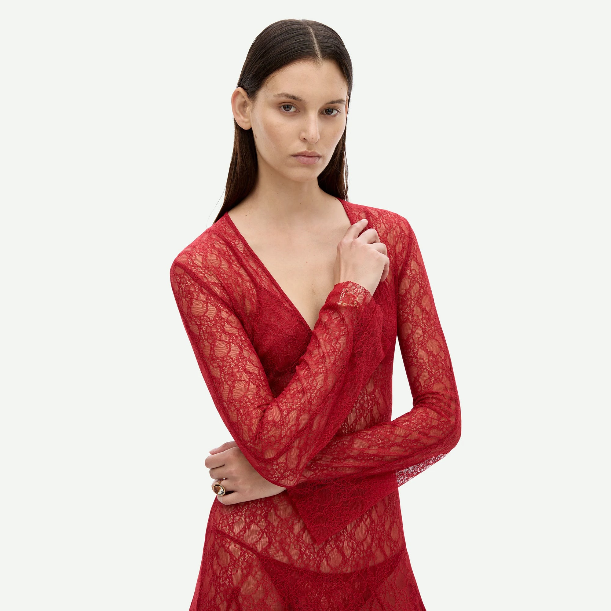 Common Hours | Cold Type Dress - Jam