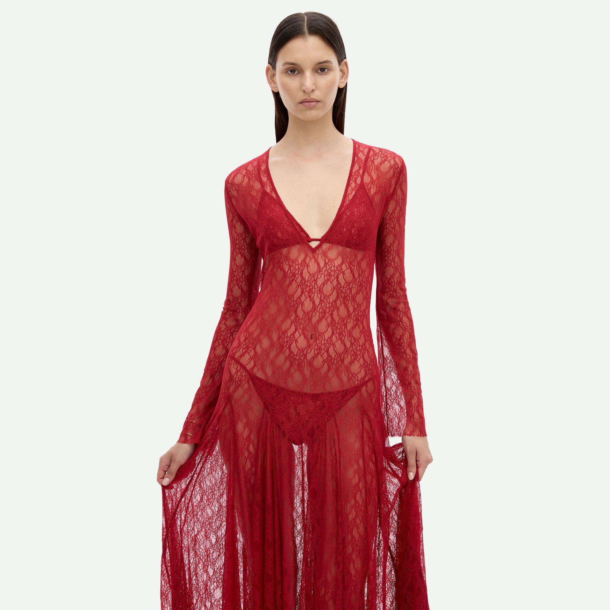 Common Hours | Cold Type Dress - Jam