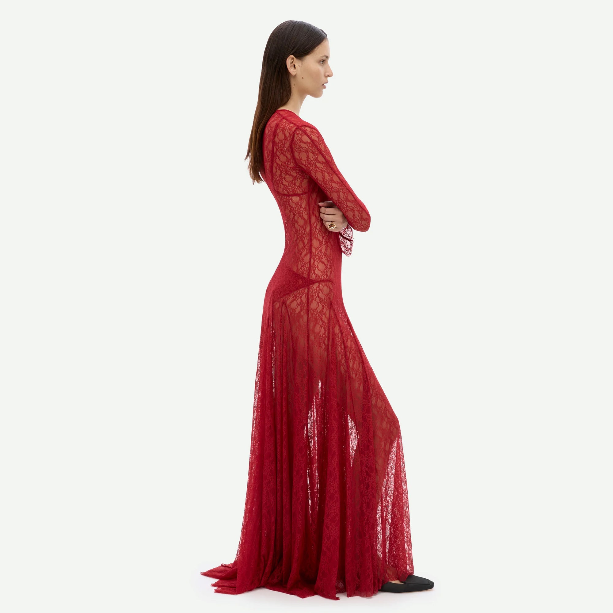 Common Hours | Cold Type Dress - Jam