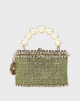 Rosantica Pocket Luce | Gold Toned Brass, Crystals & Faux Pearls