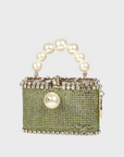 Rosantica Pocket Luce | Gold Toned Brass, Crystals & Faux Pearls