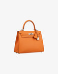Hermès | Kelly 25cm | Orange Epsom Leather Palladium Hardware