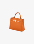 Hermès | Kelly 25cm | Orange Epsom Leather Palladium Hardware