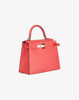 Hermès | Kelly 28cm | Rose Azalee Epsom Leather Palladium Hardware