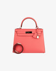 Hermès | Kelly 28cm | Rose Azalee Epsom Leather Palladium Hardware