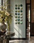 Sammy Mayell | Set of 21 Green Ceramic Wall Art