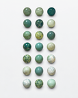 Sammy Mayell | Set of 21 Green Ceramic Wall Art