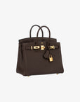 Hermès | Birkin 25cm | Chocolate Togo Leather Gold Hardware