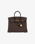 Hermès | Birkin 25cm | Chocolate Togo Leather Gold Hardware