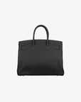 Hermès | Birkin 35cm Verso | Black and Blue Agate Togo Leather Palladium Hardware