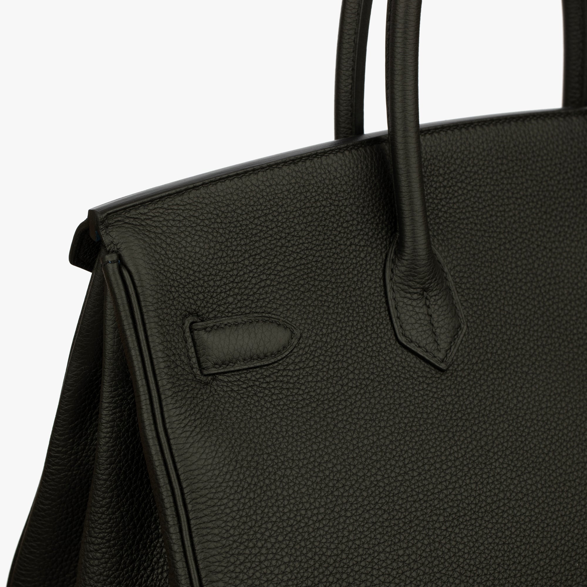 Hermès | Birkin 35cm Verso | Black and Blue Agate Togo Leather Palladium Hardware