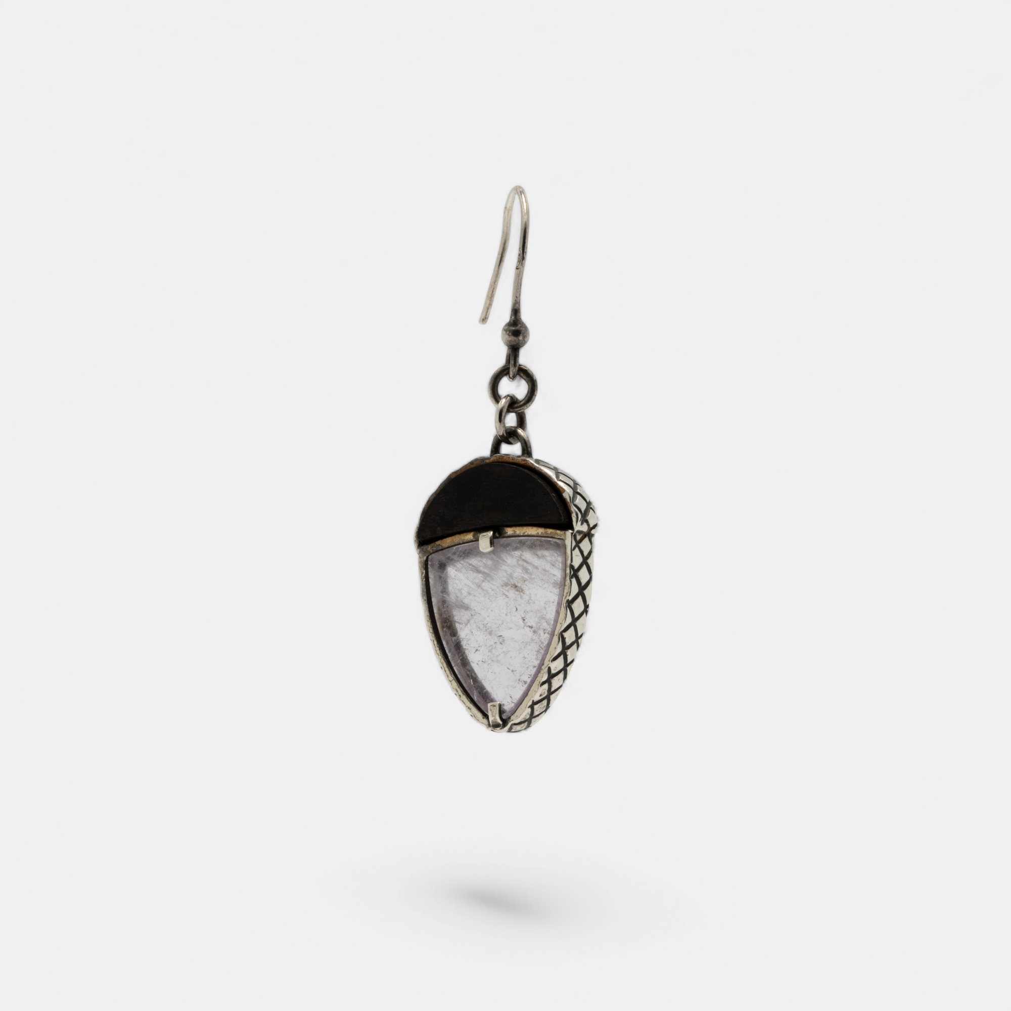 Bottega Veneta "Acorn and Nut" Mismatched Sterling Silver Earrings