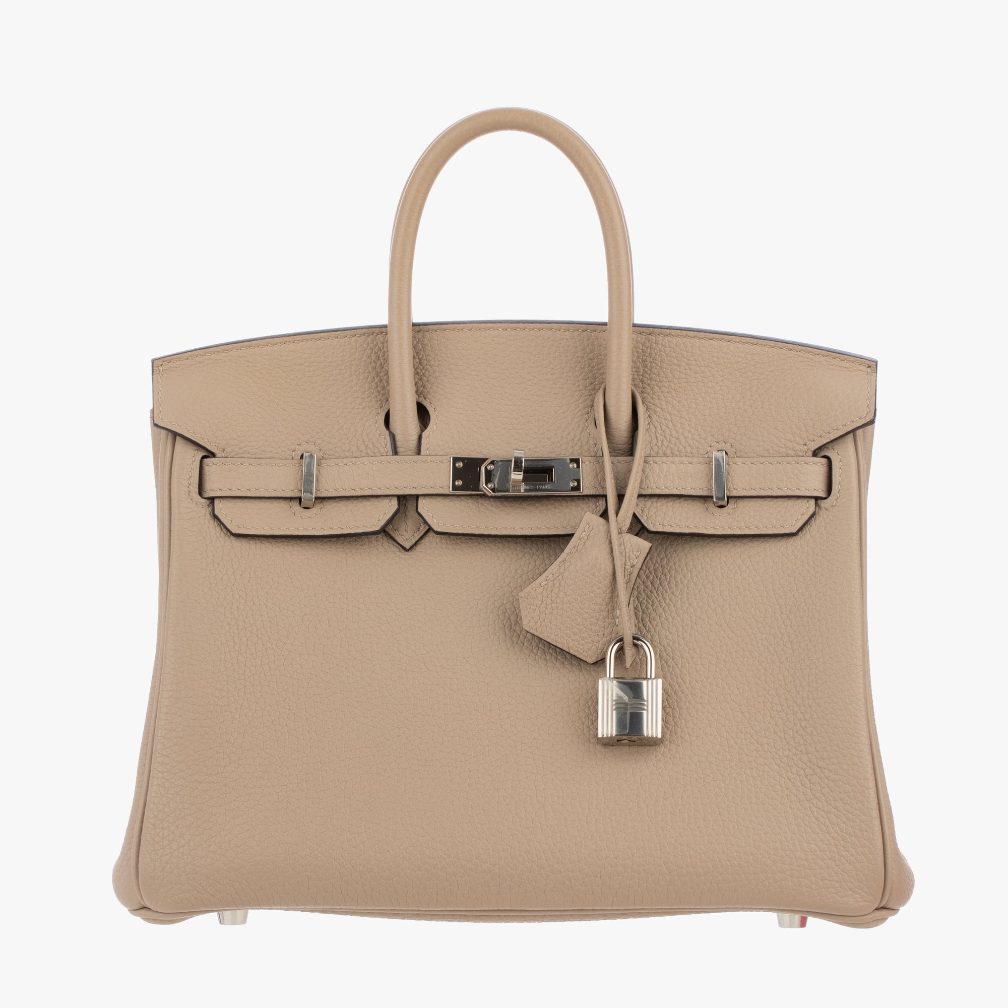 Hermès | Birkin Verso 25cm | Gris Tourterelle & Blue Ocean Togo Leather Palladium Hardware