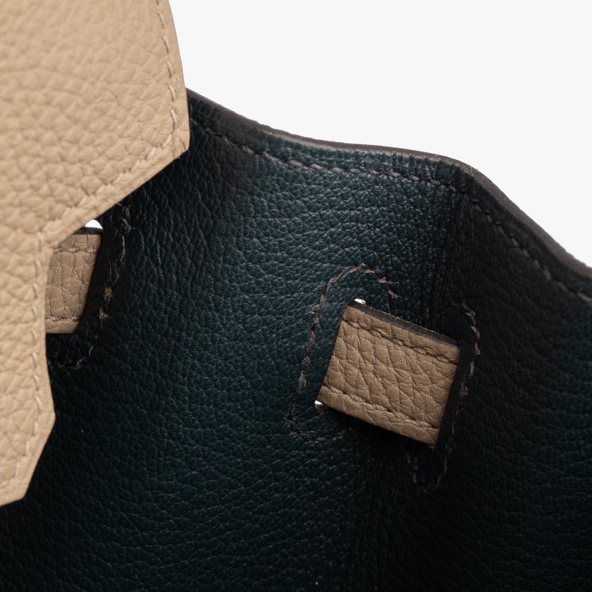 Hermès | Birkin Verso 25cm | Gris Tourterelle & Blue Ocean Togo Leather Palladium Hardware