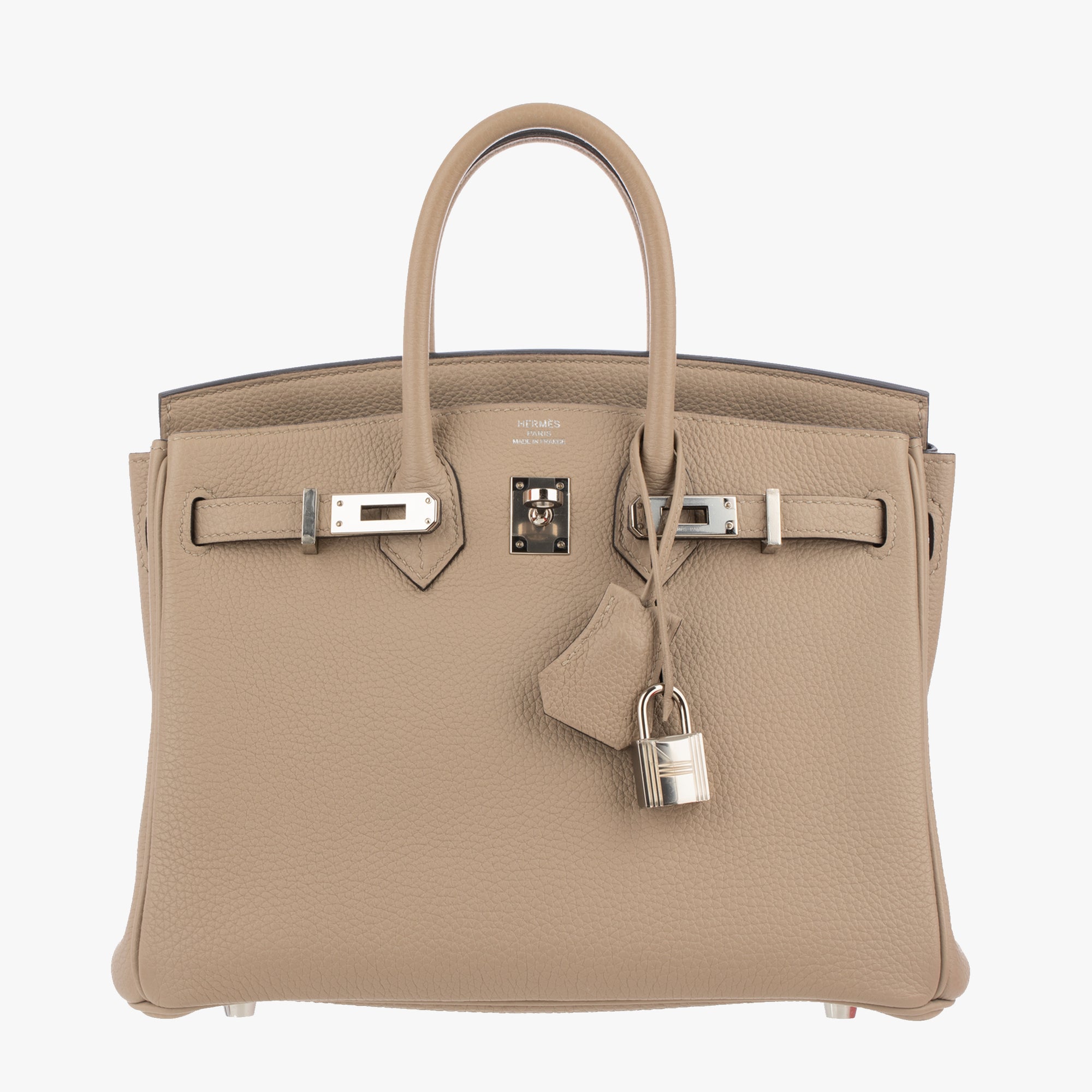 Hermès | Birkin Verso 25cm | Gris Tourterelle & Blue Ocean Togo Leather Palladium Hardware