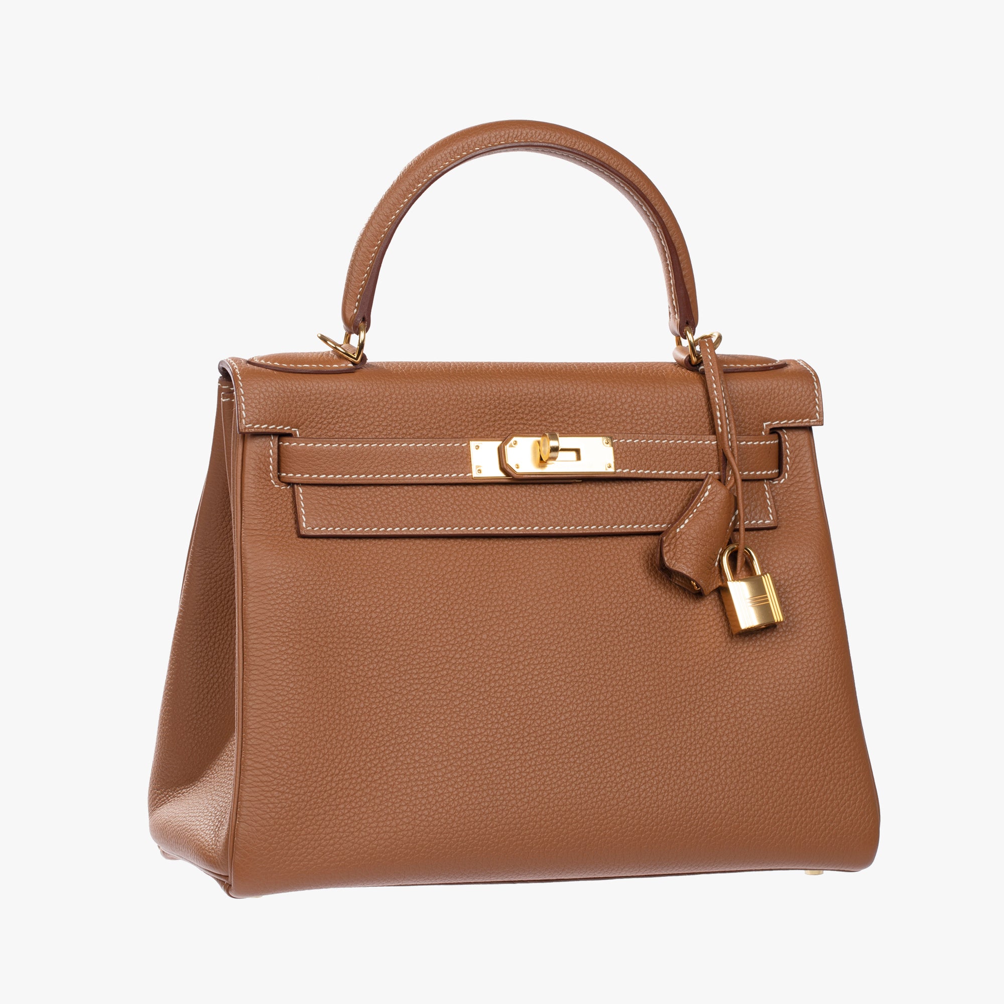 Hermès | Kelly Retourne 28cm | Gold Togo Leather Gold Hardware
