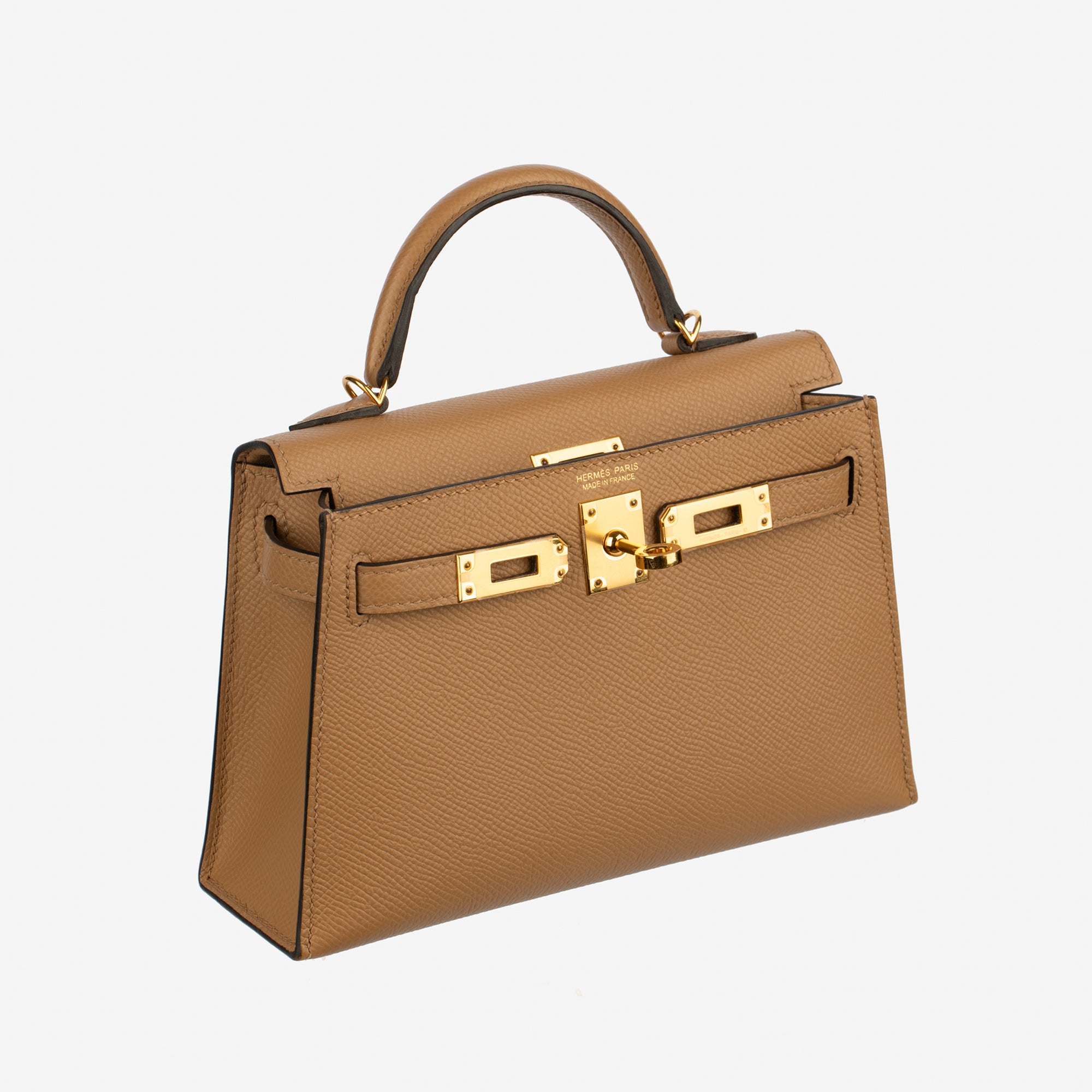 Hermès | Kelly Mini II 20cm | Chai Epsom Leather Gold Hardware