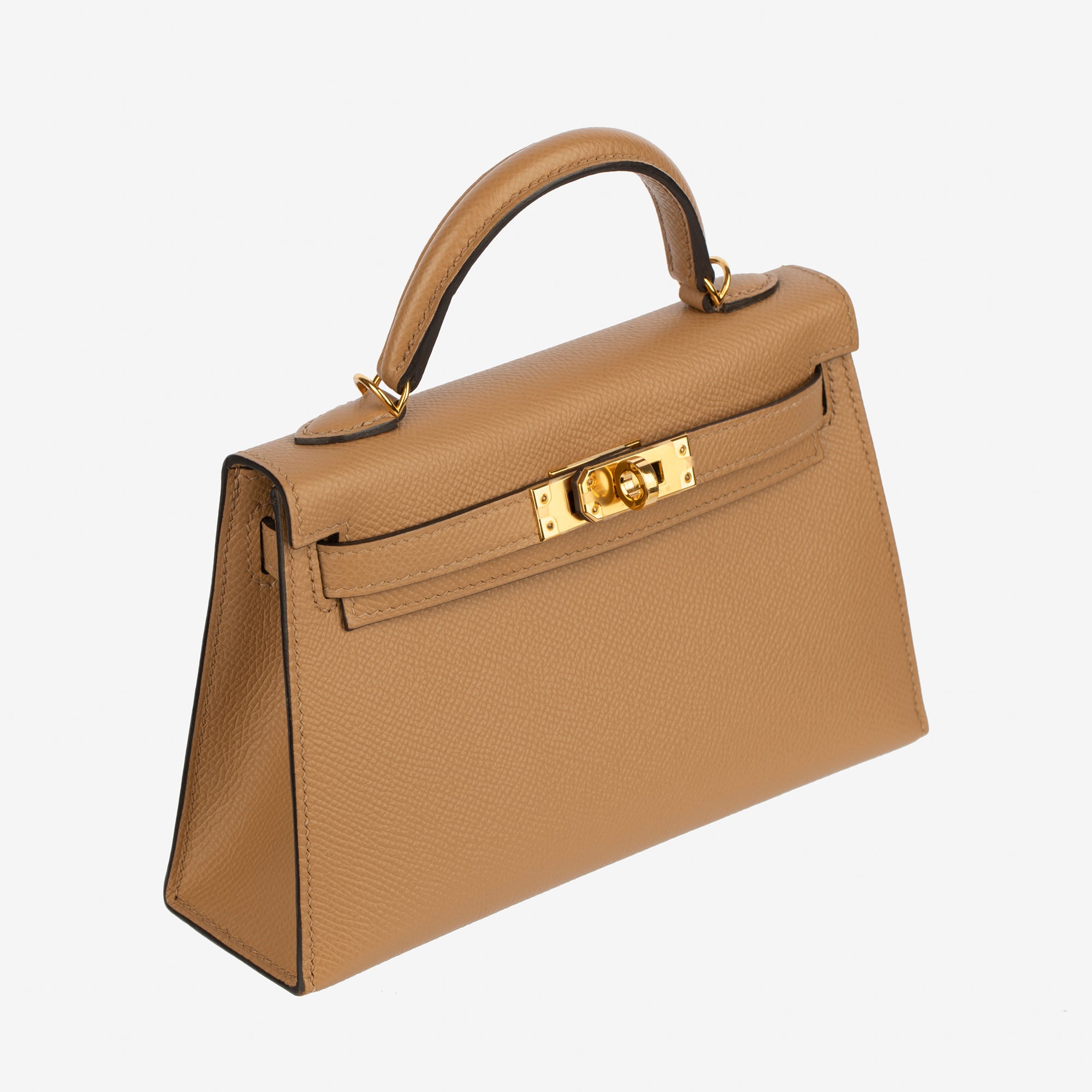 Hermès | Kelly Mini II 20cm | Chai Epsom Leather Gold Hardware