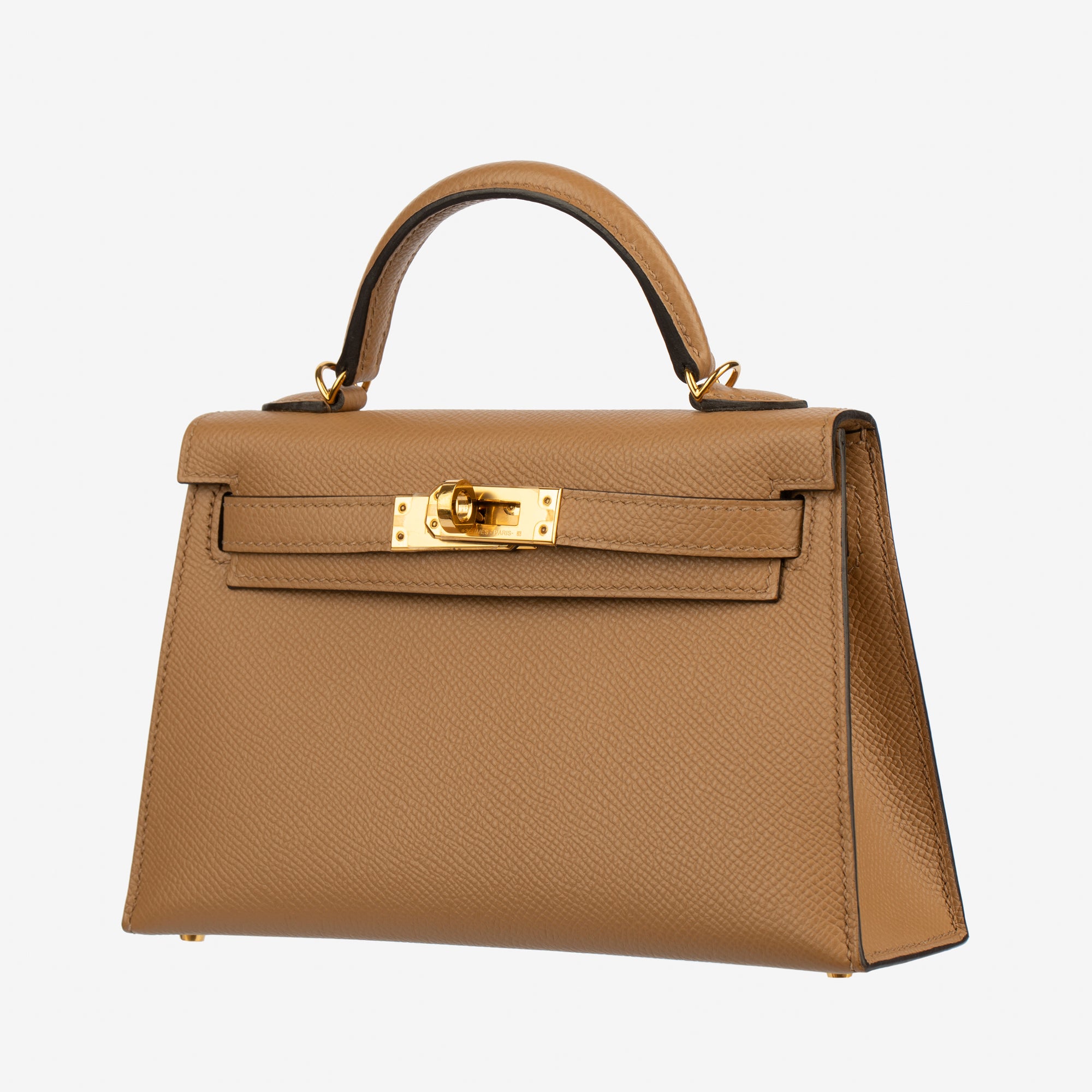 Hermès | Kelly Mini II 20cm | Chai Epsom Leather Gold Hardware