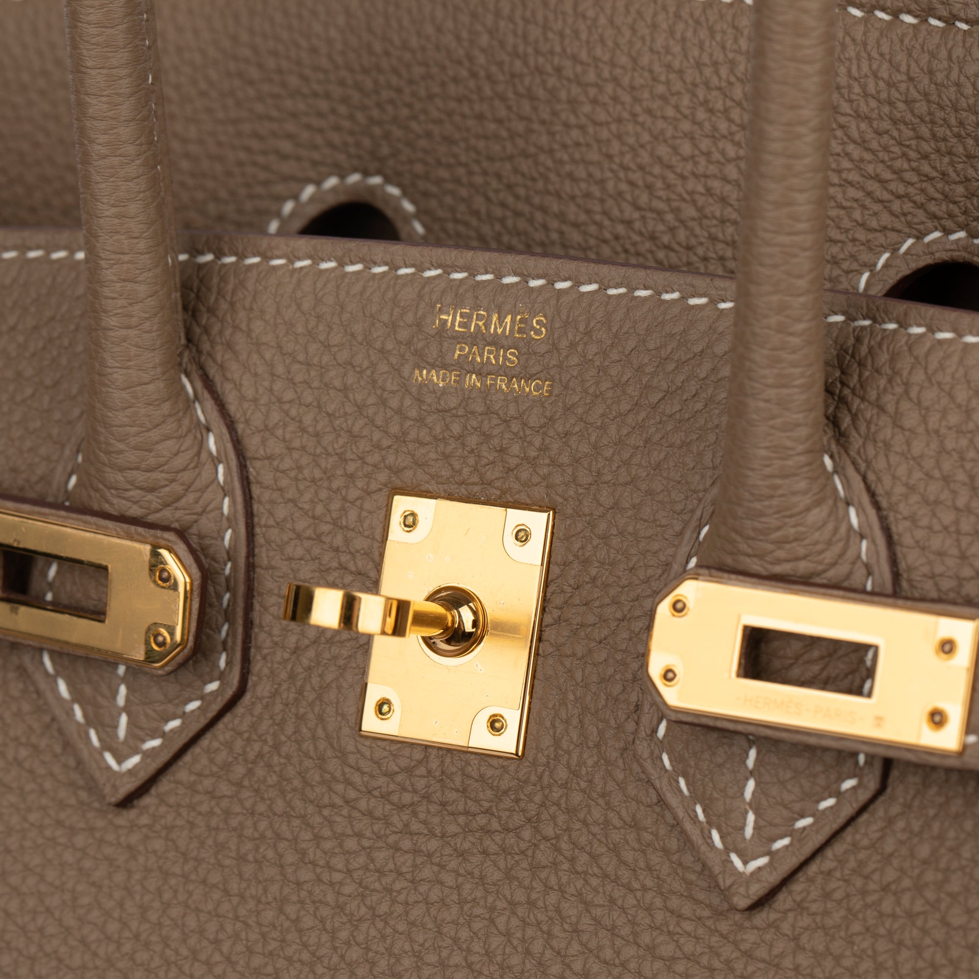 Hermès | Birkin 25cm | Etoupe Togo Leather Gold Hardware