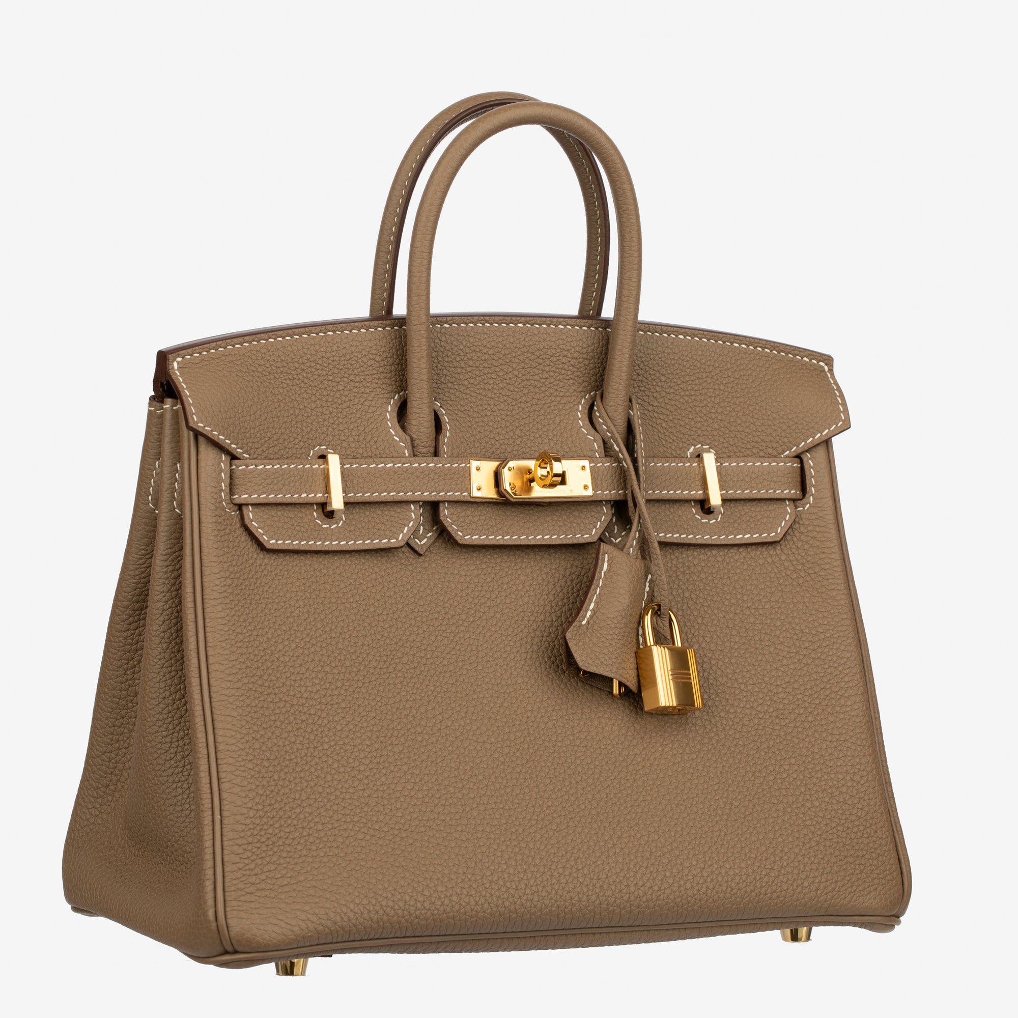 Hermès | Birkin 25cm | Etoupe Togo Leather Gold Hardware