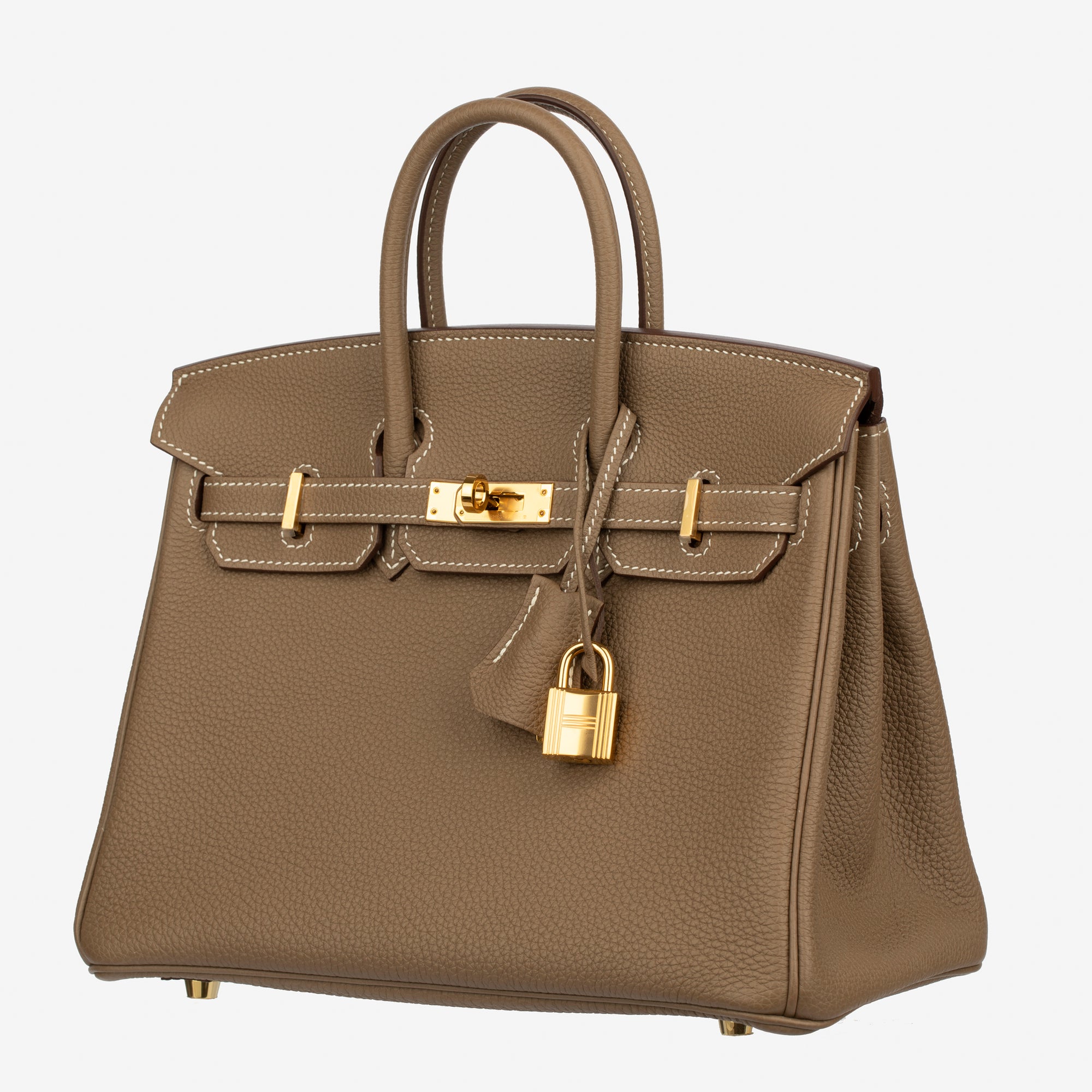 Hermès | Birkin 25cm | Etoupe Togo Leather Gold Hardware