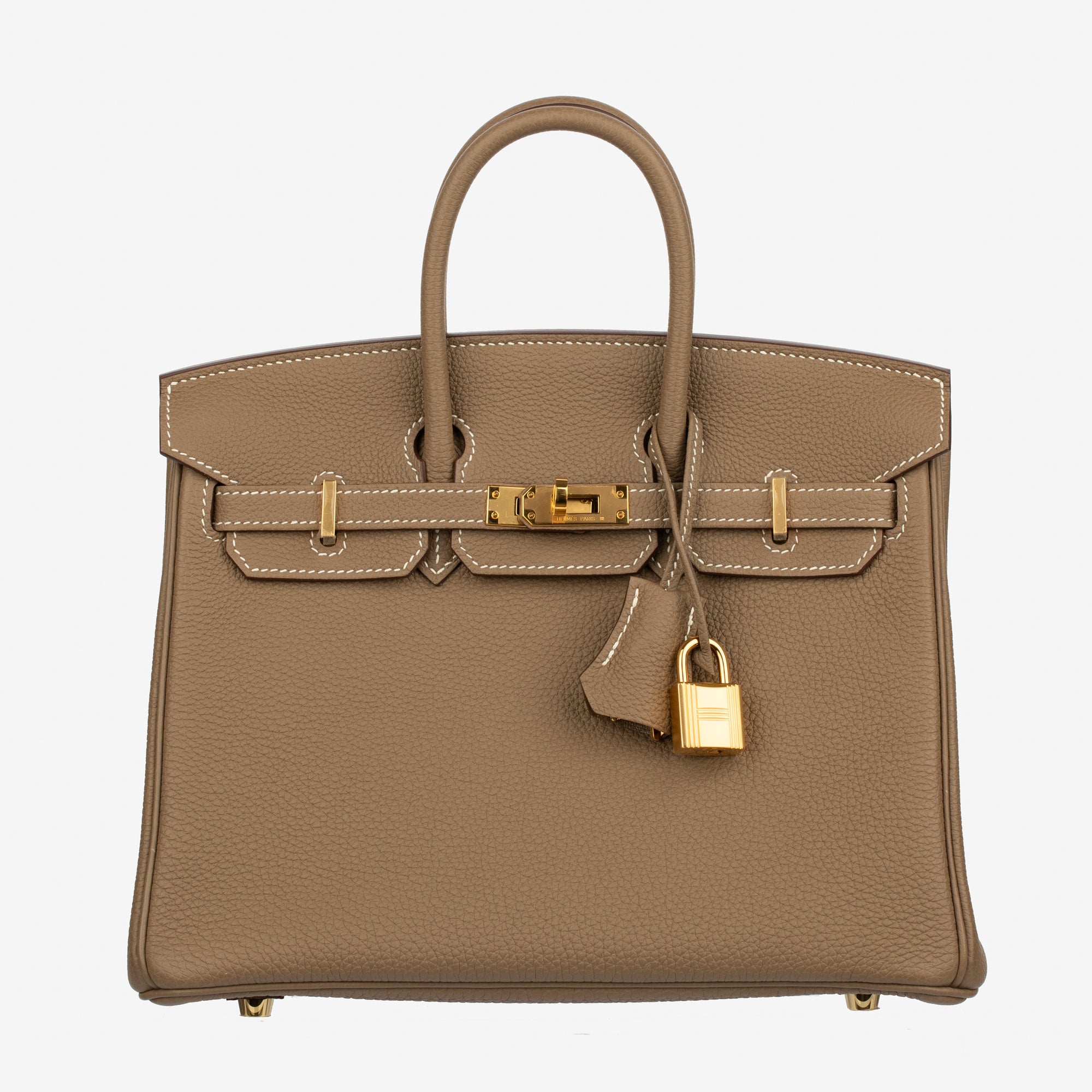 Hermès | Birkin 25cm | Etoupe Togo Leather Gold Hardware