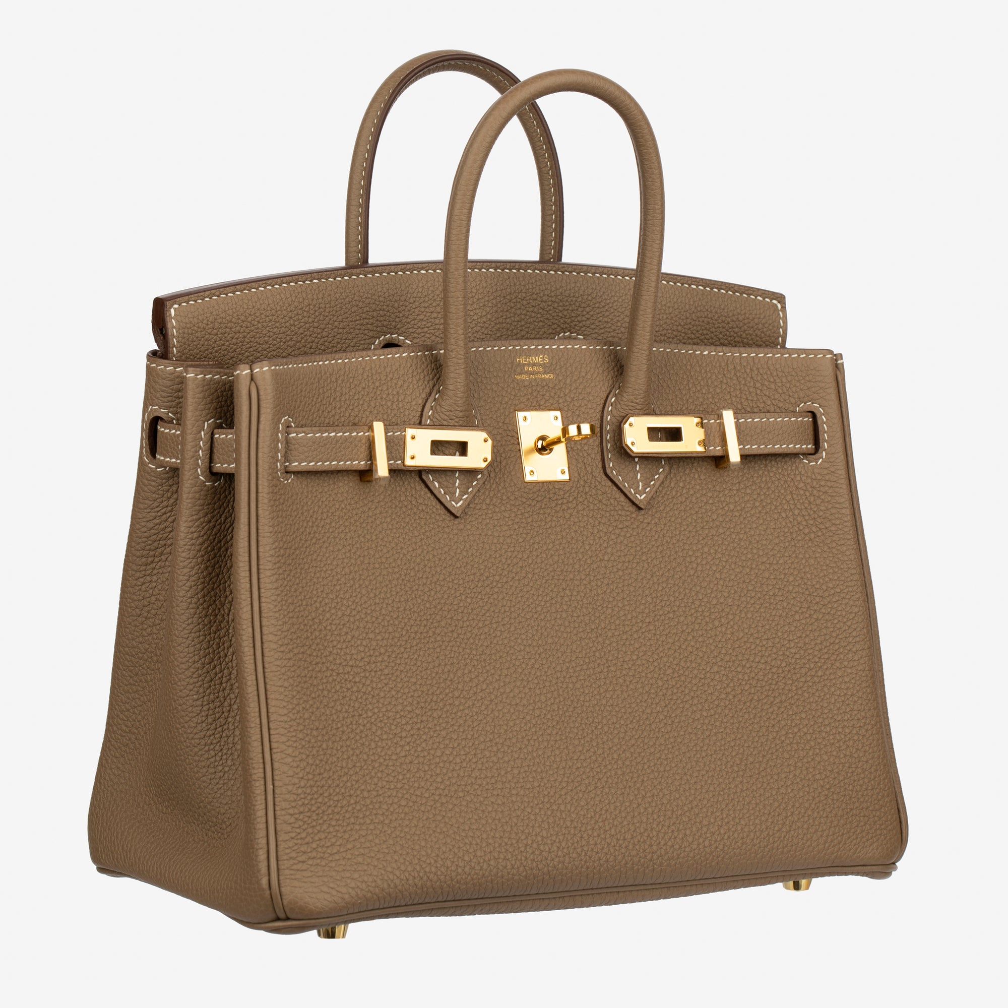 Hermès | Birkin 25cm | Etoupe Togo Leather Gold Hardware
