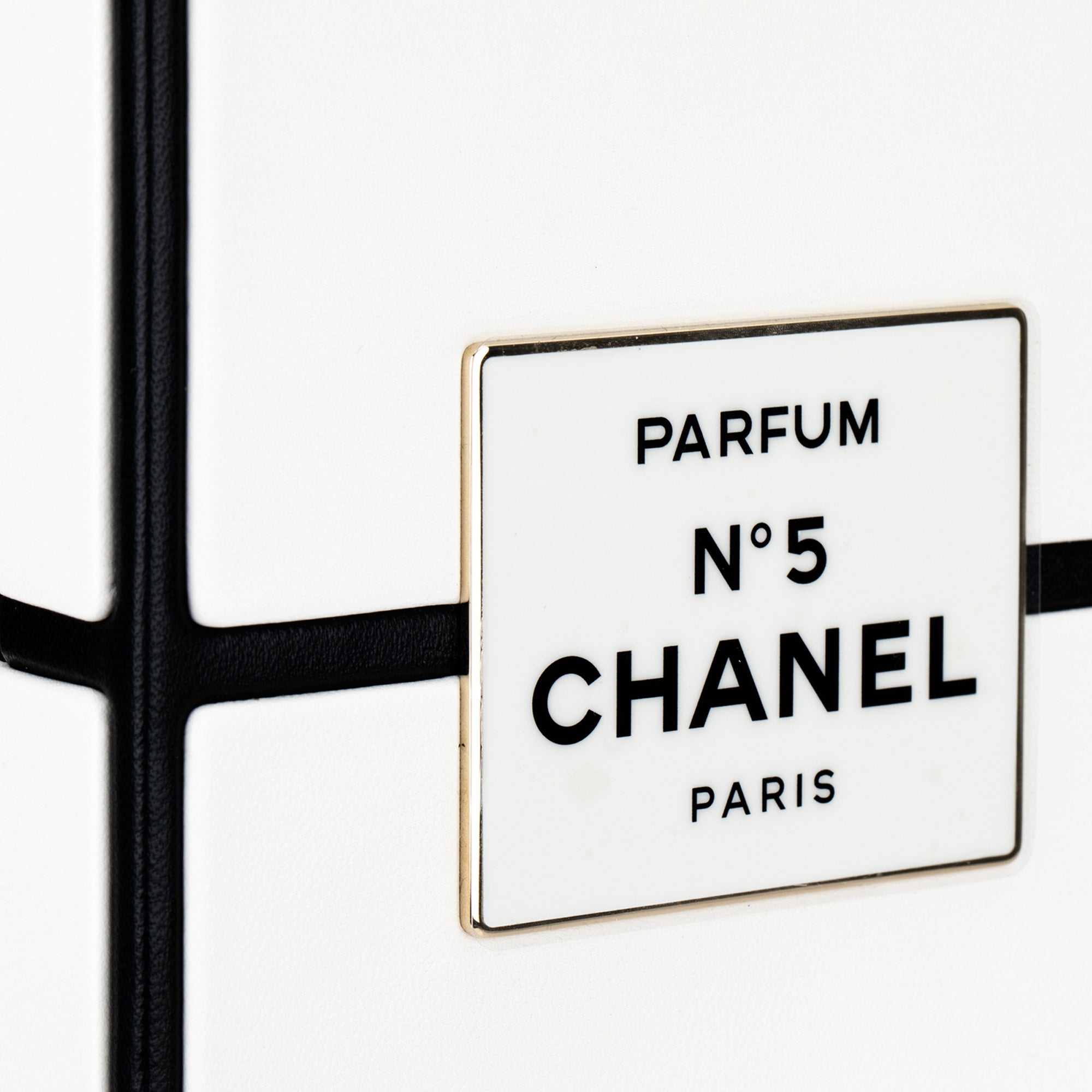 Chanel | Minaudière Limited Edition Chanel No.5 Perfume Box | Gold-Tone Hardware