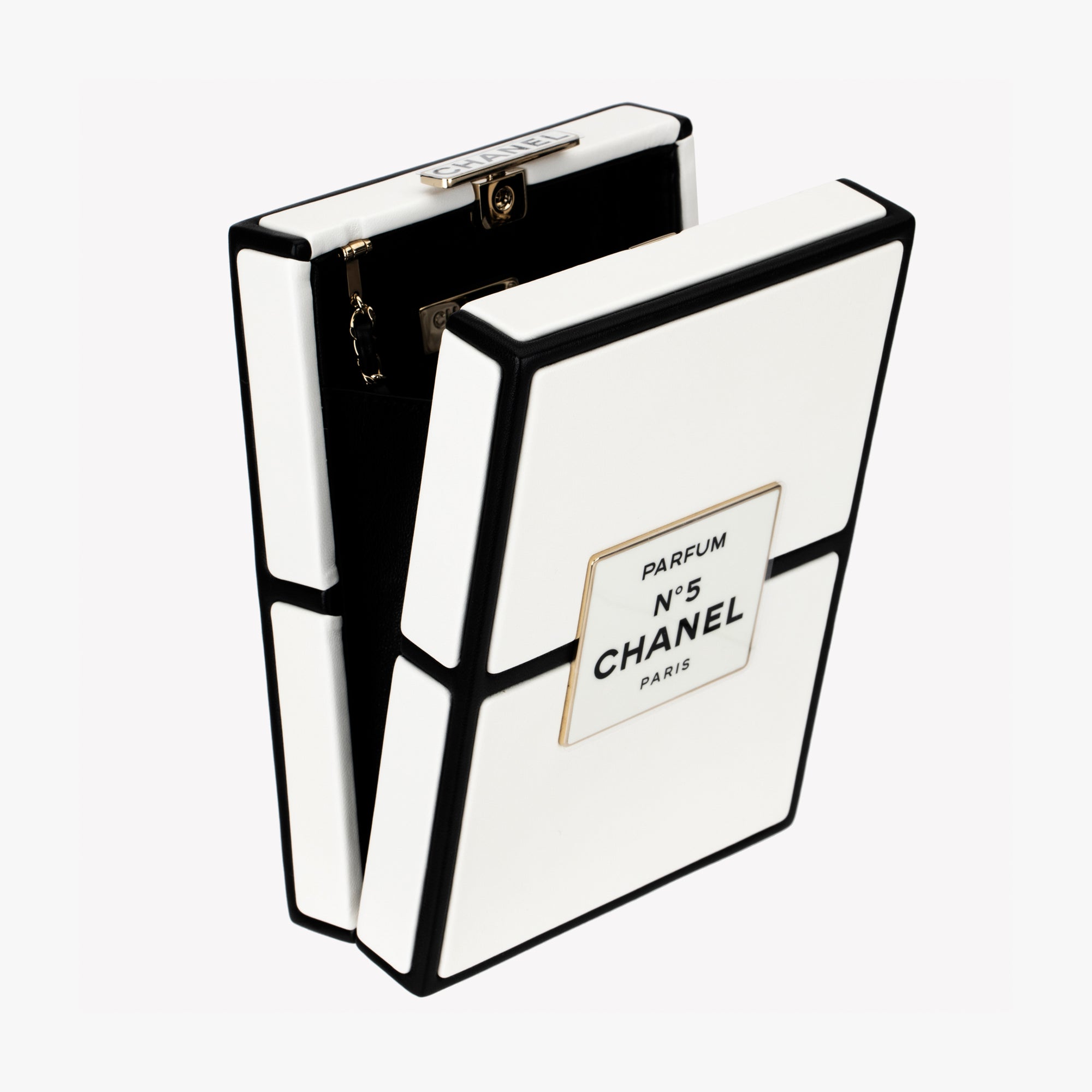 Chanel | Minaudière Limited Edition Chanel No.5 Perfume Box | Gold-Tone Hardware