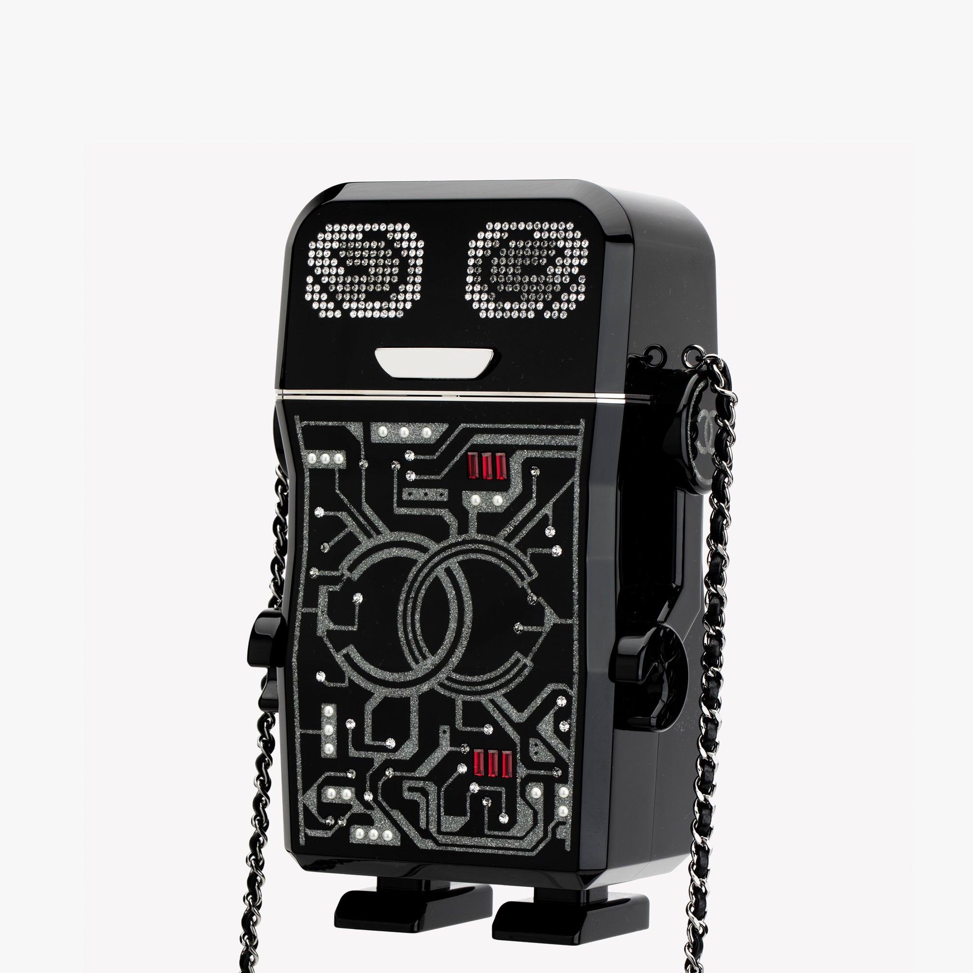 Chanel | Minaudière Limited Edition Robot | Silver-Tone Hardware