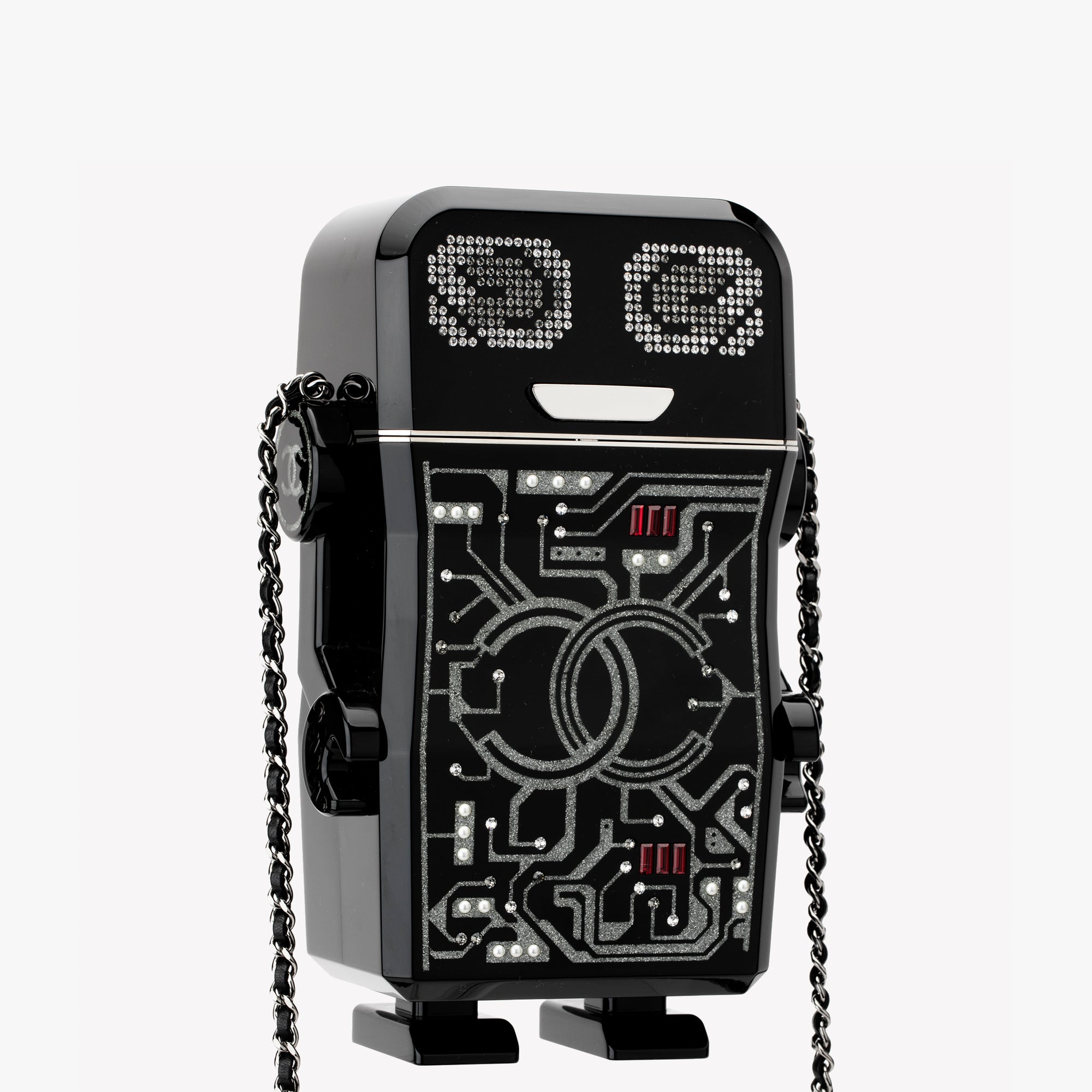 Chanel | Minaudière Limited Edition Robot | Silver-Tone Hardware