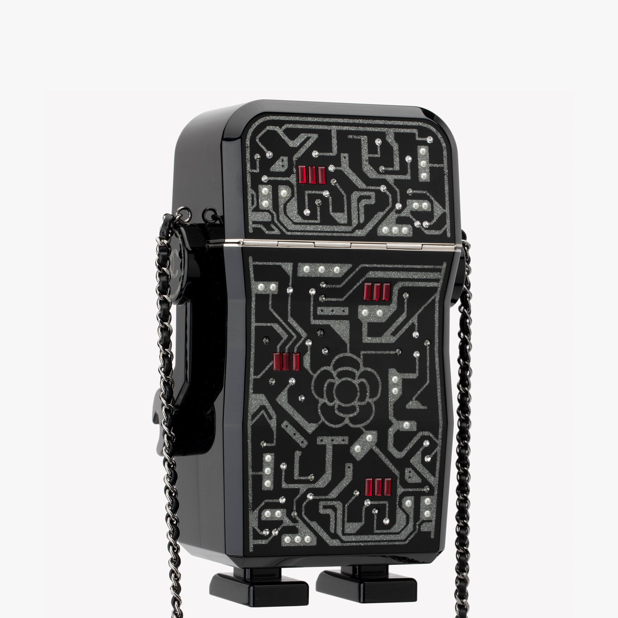 Chanel | Minaudière Limited Edition Robot | Silver-Tone Hardware