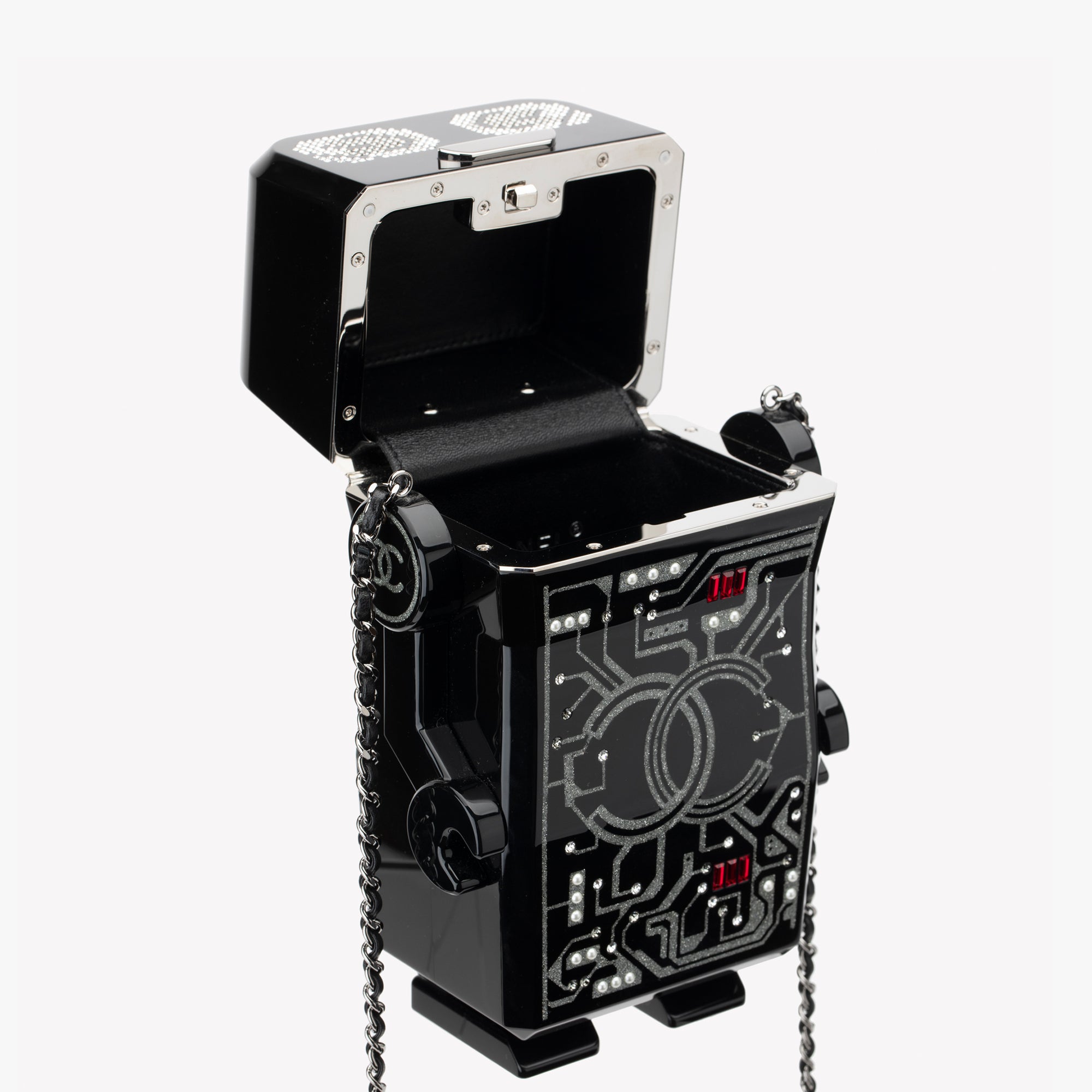 Chanel | Minaudière Limited Edition Robot | Silver-Tone Hardware