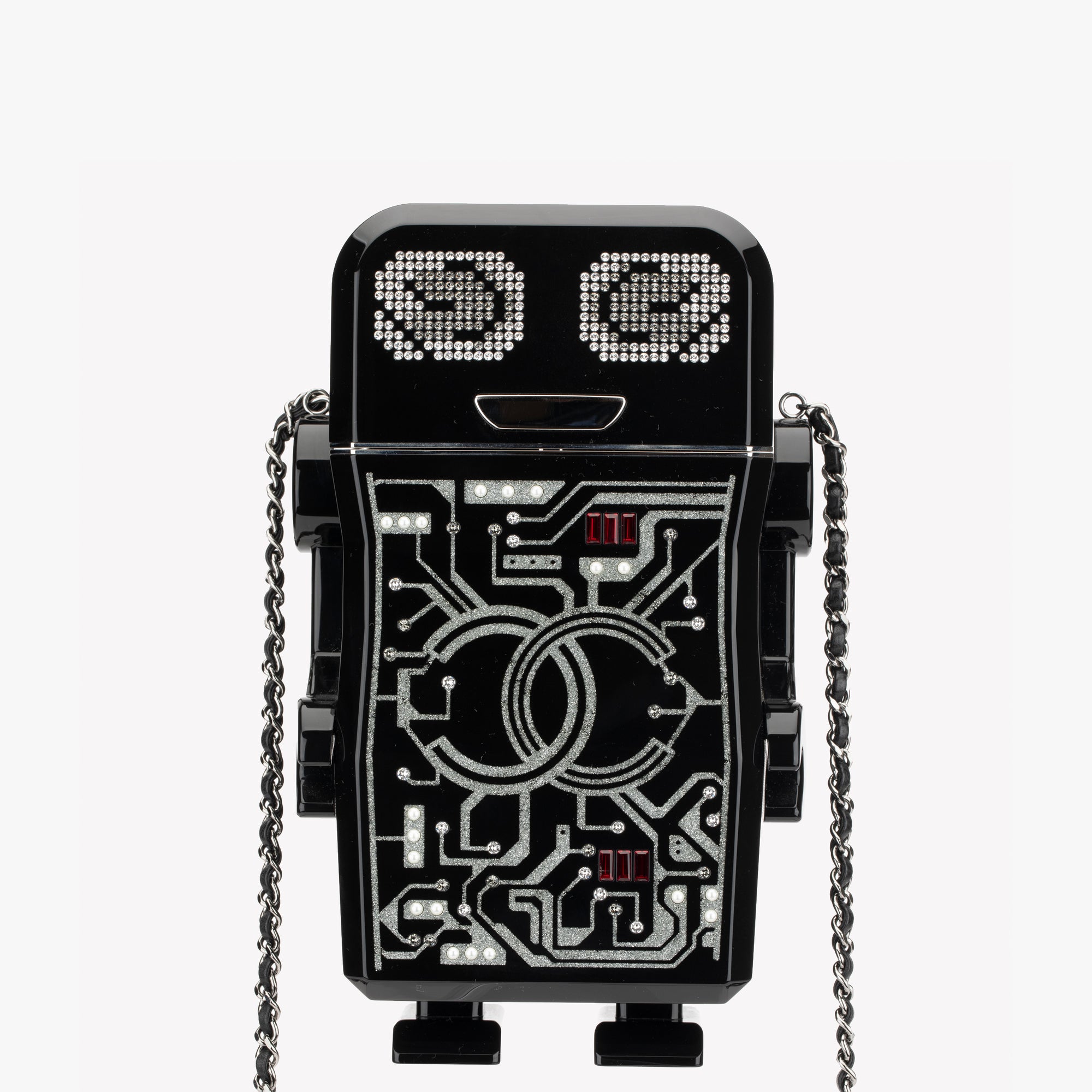 Chanel | Minaudière Limited Edition Robot | Silver-Tone Hardware