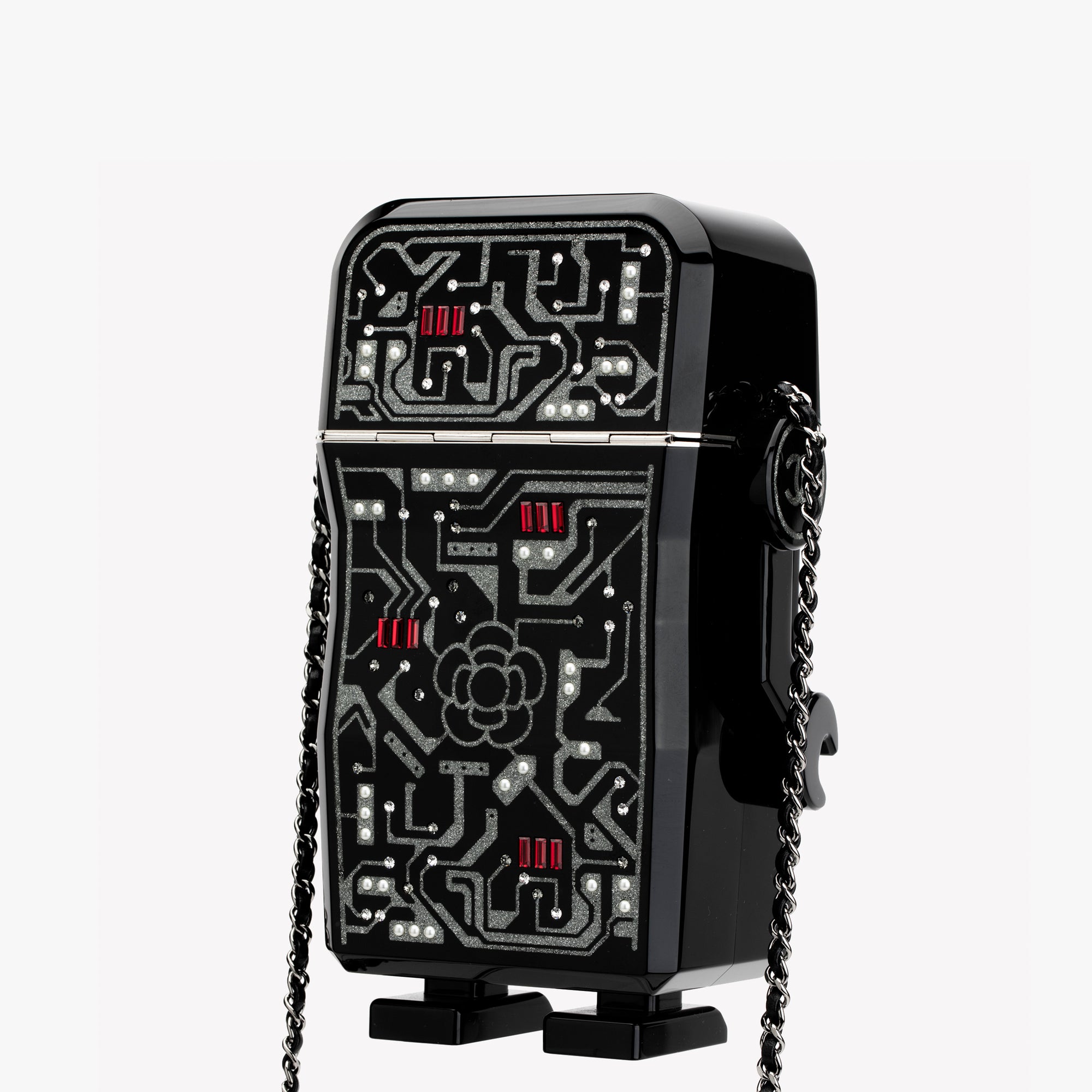 Chanel | Minaudière Limited Edition Robot | Silver-Tone Hardware